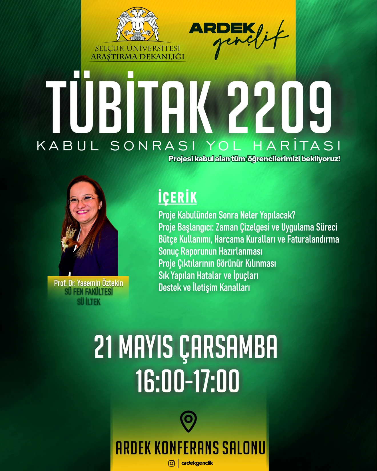 Tübitak 2209 Kabul Sonrası Yol Haritası