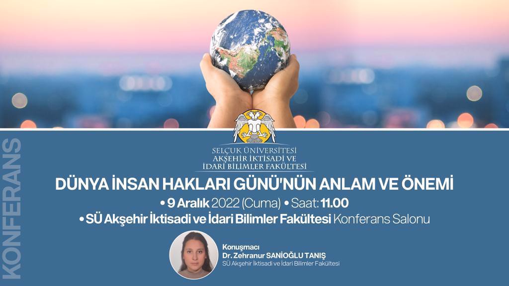 Akşehir İİBF Dünya İnsan Hakları Günü'nün Anlam ve Önemi