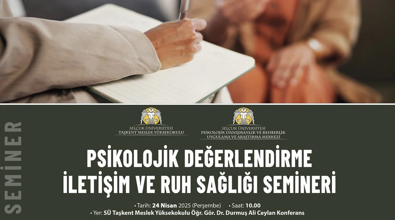 Psikolojik Değerlendirme İletişim ve Ruh Sağlığı Semineri