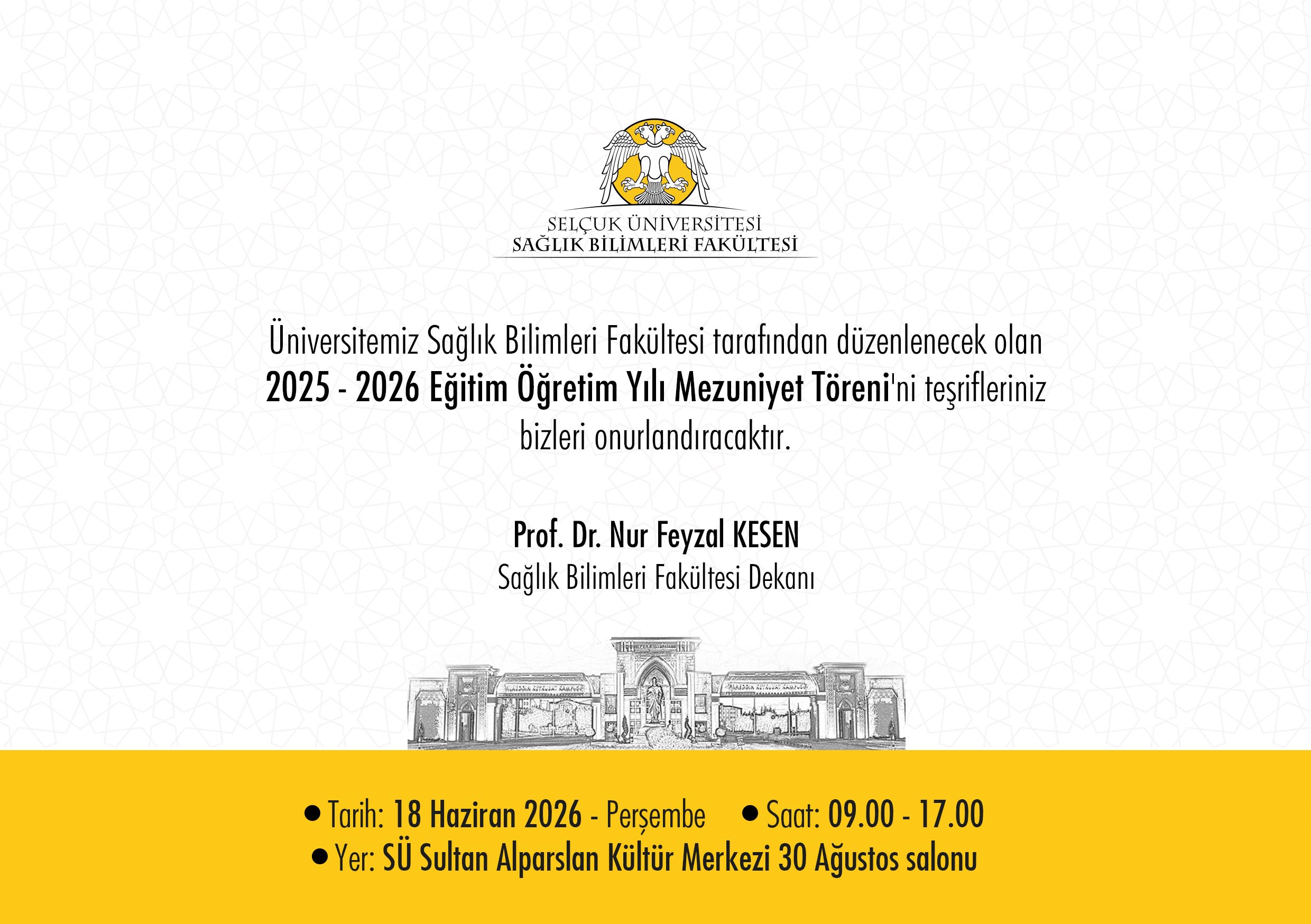 Fakültemiz Mezuniyet Töreni