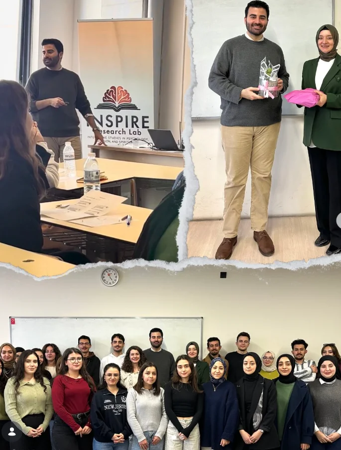 Bölüm araştırma görevlimiz Dr. Erkin Sarı Necmettin Erbakan Üniversitesi Psikoloji Bölümü INSPIRE Research Lab'da atölye çalışması gerçekleştirmiştir.