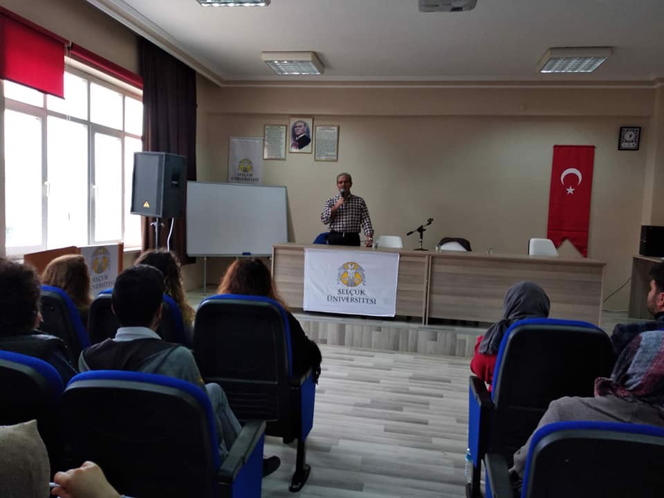 Yüksekokulumuzda Pedagog İshak Orhan Konferans Verdi.