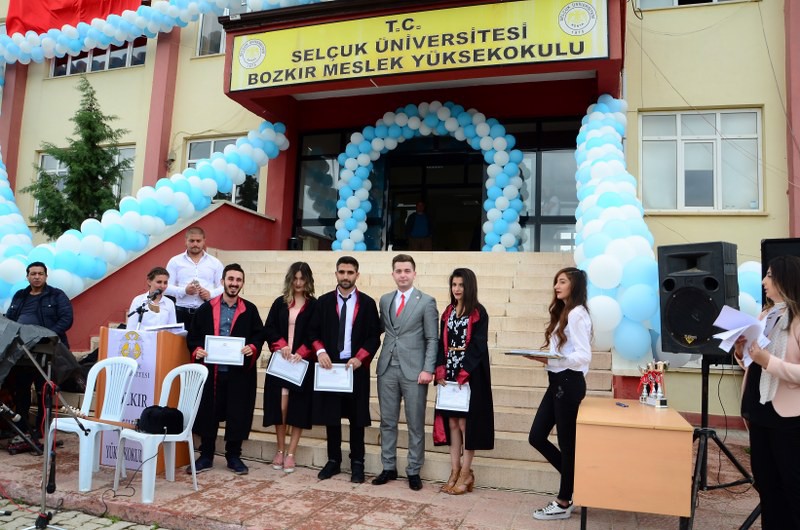 Bozkır MYO 22. Dönem Mezuniyet Töreni