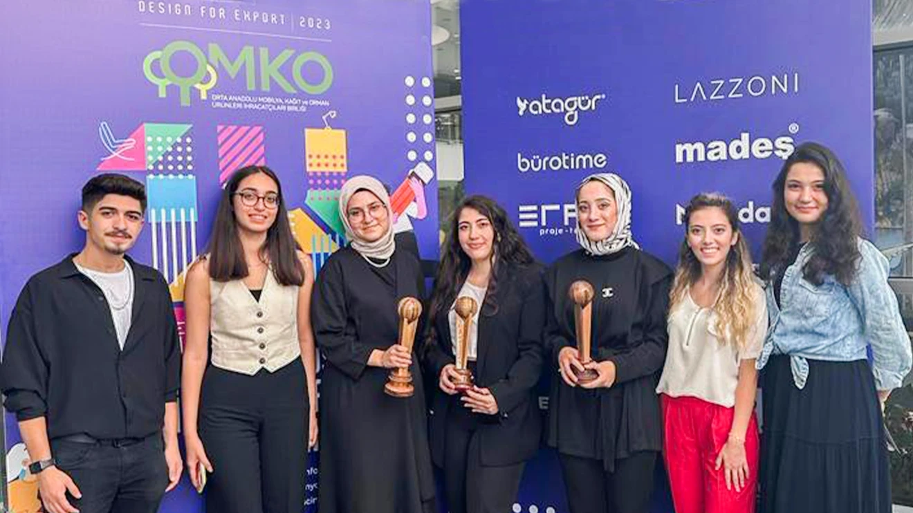Selçuk University students won 3 Gold Awards at the 14th National Furniture Competition