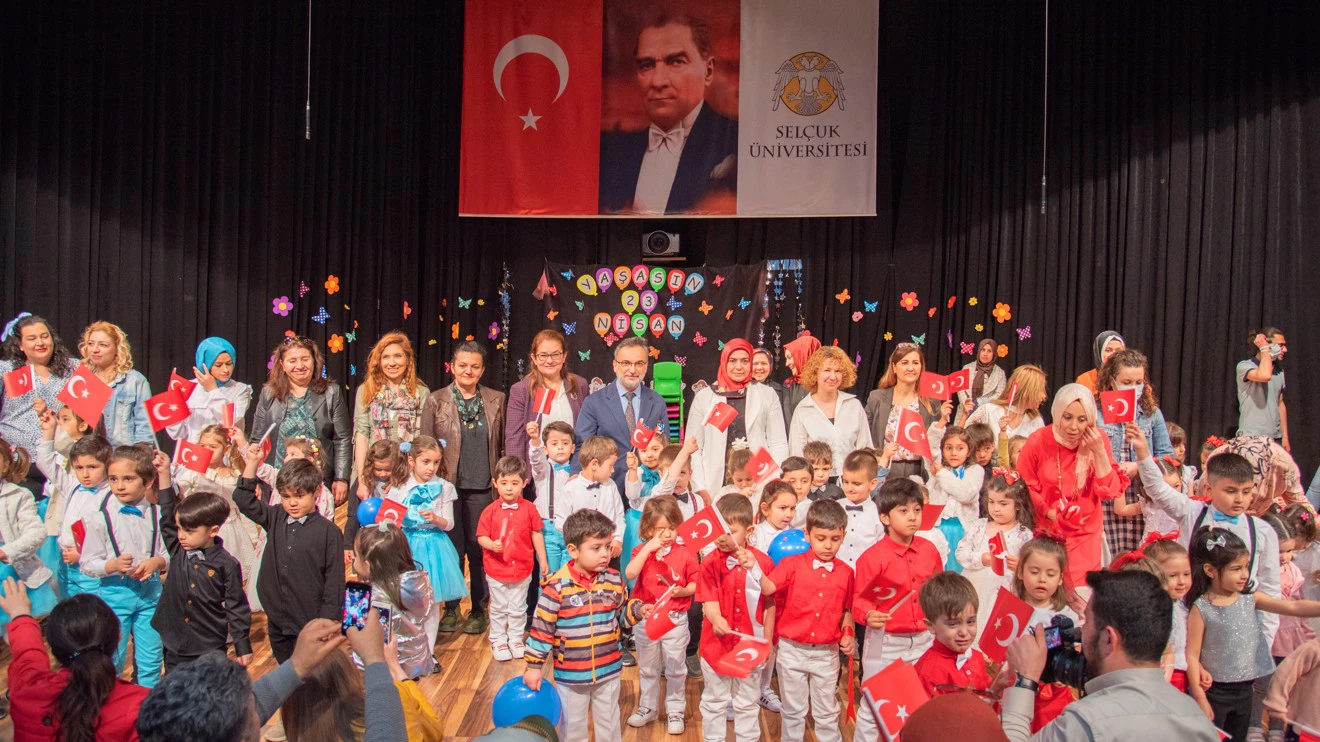National Sovereignty and Children's Day was celebrated at Selçuk University