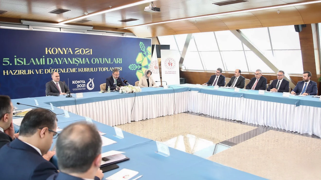 Rector Aksoy attended the 'Islamic Solidarity Games' preparation meeting