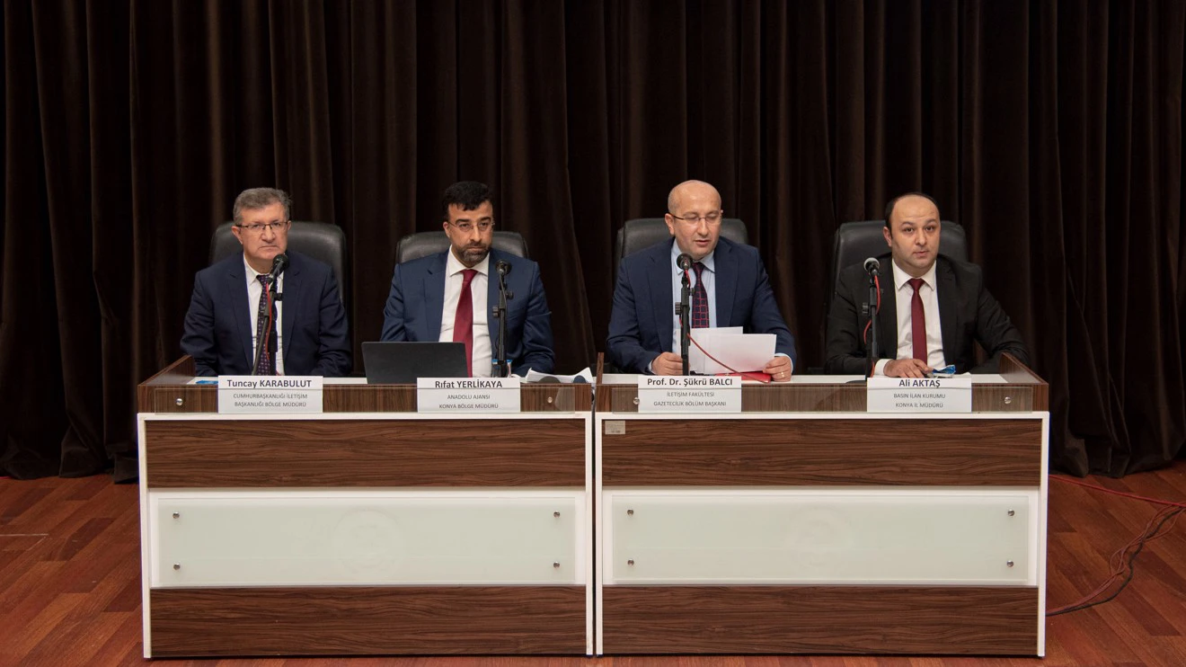 Media executives met with communication faculty students at Selçuk University