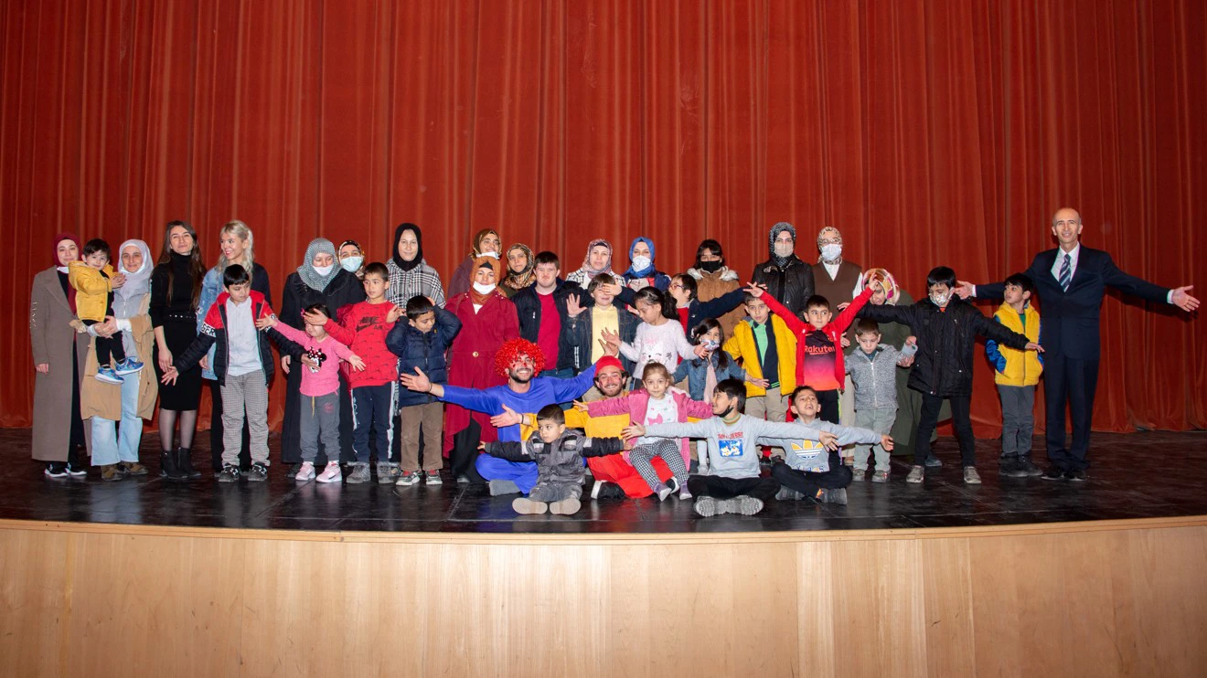Theater play organized for special students at Selçuk University