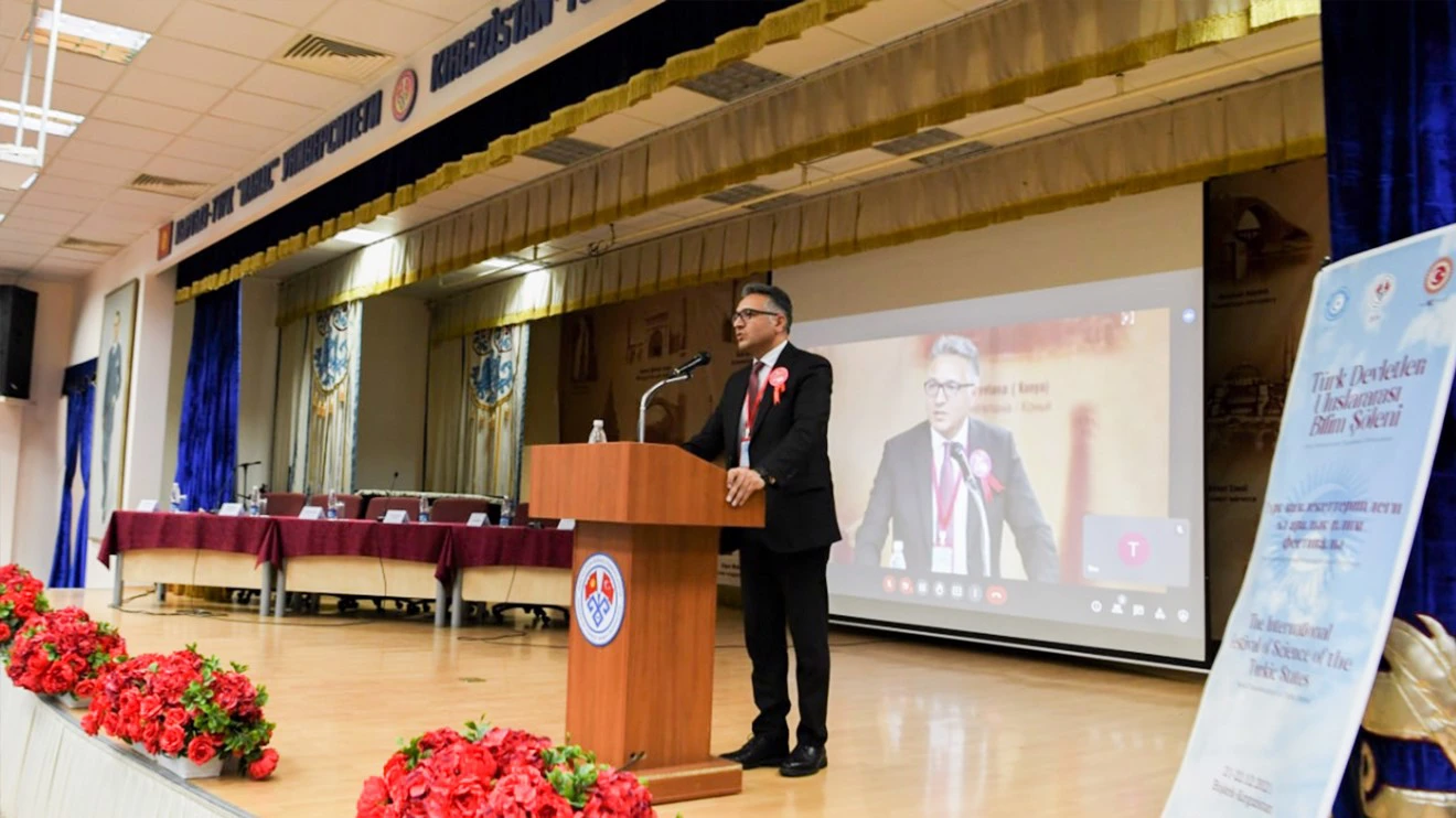 Rector Aksoy attended the International Science Feast of Turkic States