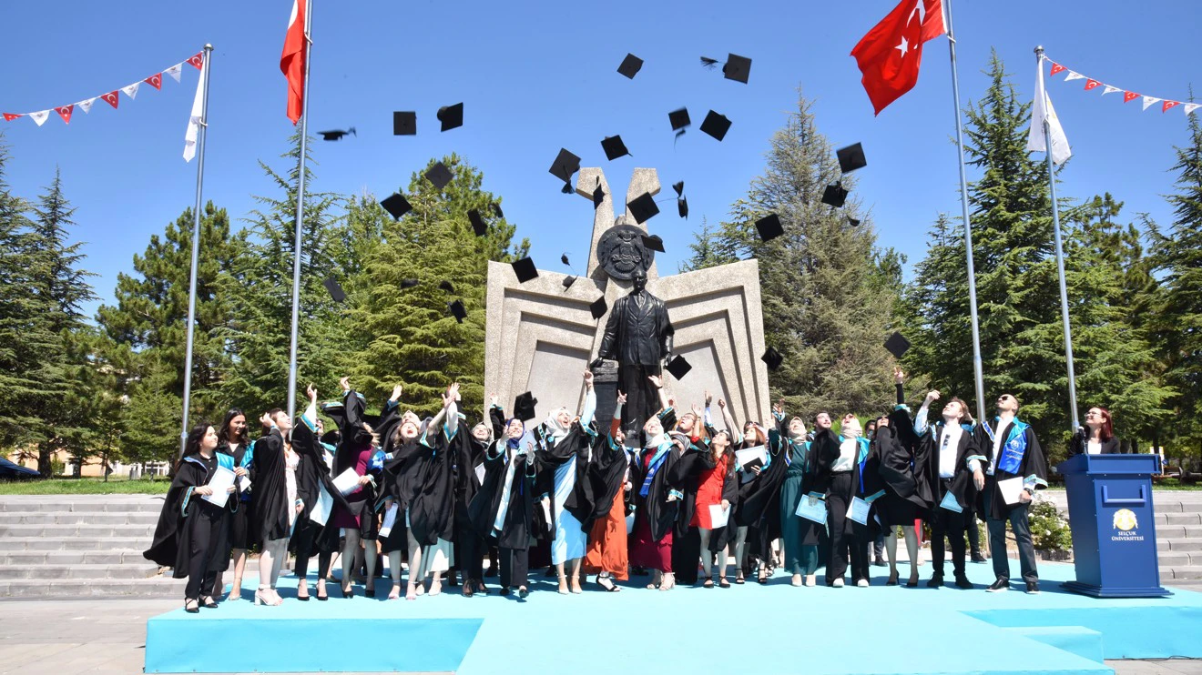 Young tourism professionals experienced the joy of graduation at Selçuk University