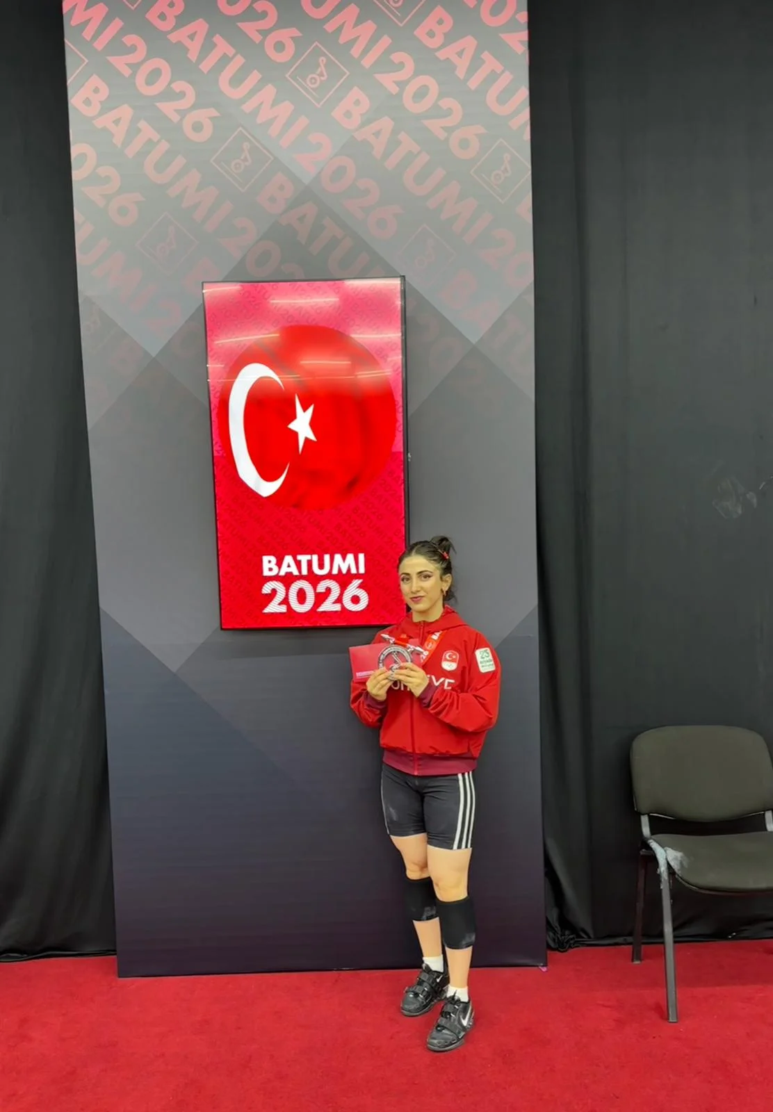 Gamze ALTUN  Avrupa Halter Şampiyonasında  Gümüş Madalya Kazandı