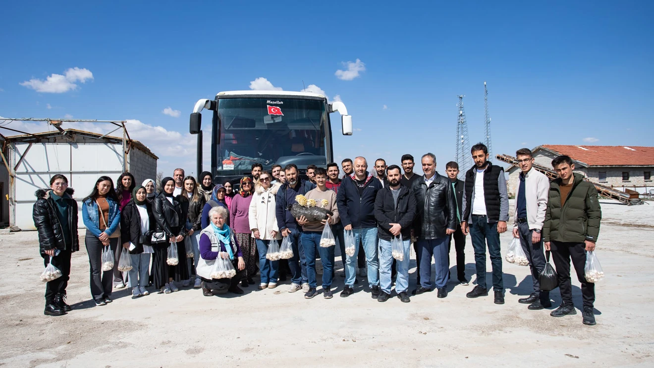 KAŞINHANI MANTAR TESİSİNE GEZİSİ