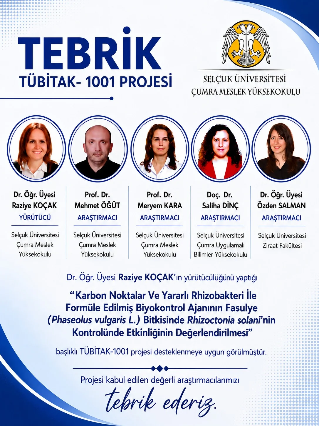 TUBİTAK 1001 PROJESİ