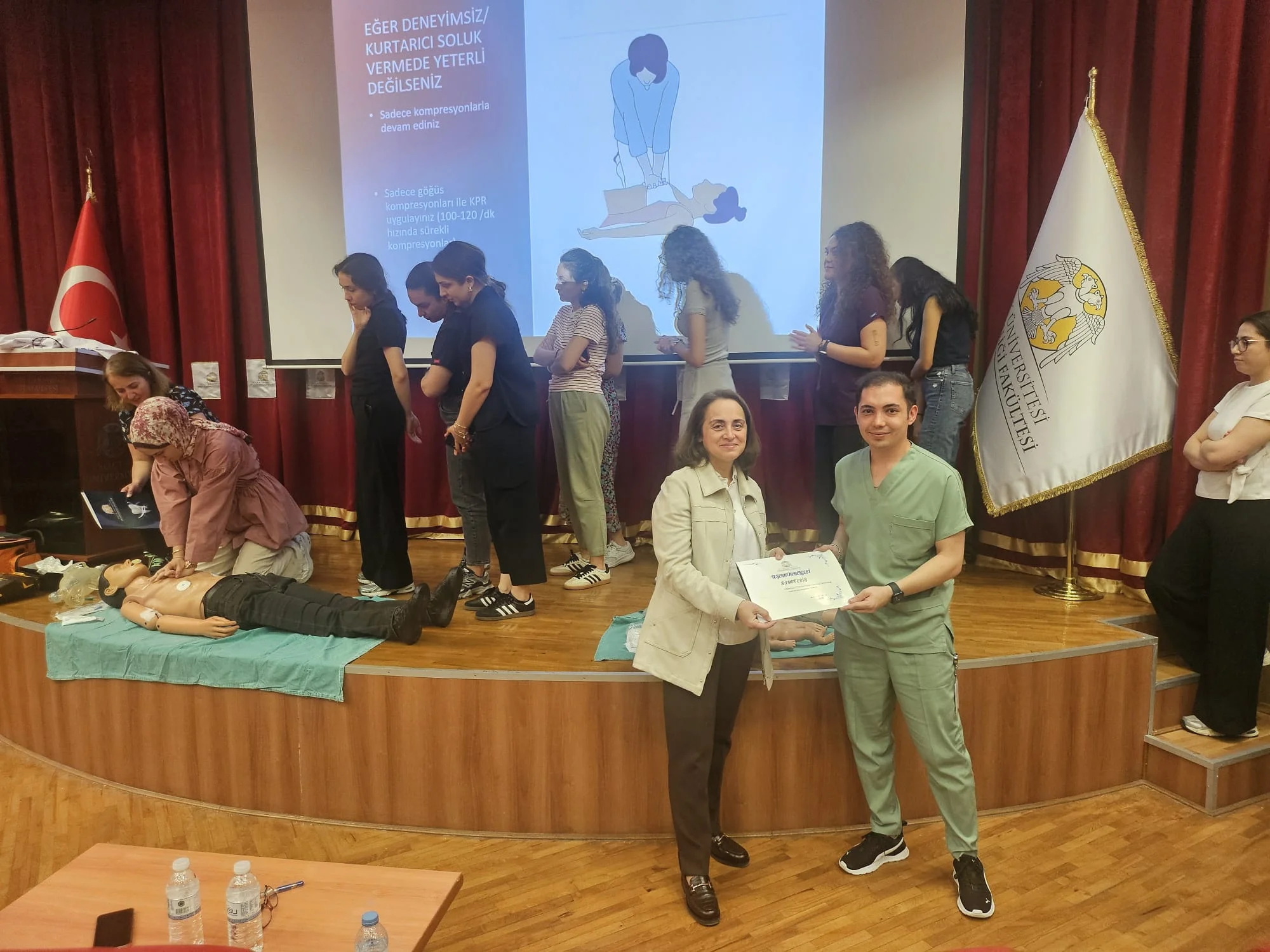 “Temel Yaşam Desteği”  eğitimi gerçekleştirildi