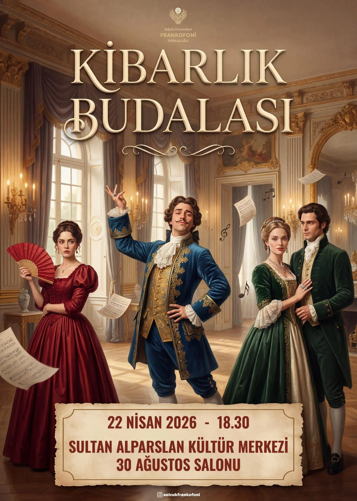 Molière'in "Kibarlık Budalası" (Le Bourgeois gentilhomme) adlı Tiyatro Oyunu