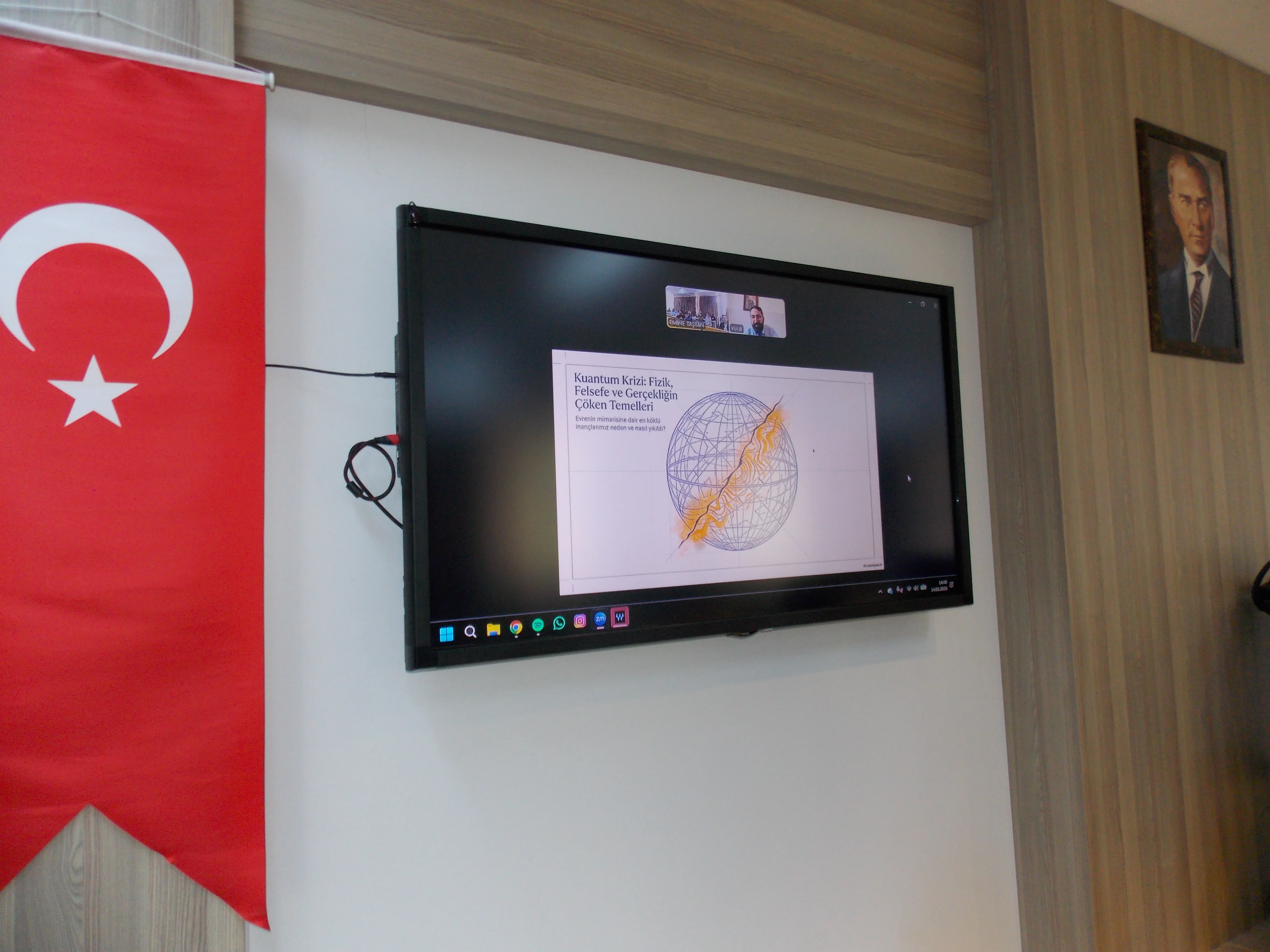 Selçuk Üniversitesi’nden Çevrimiçi Felsefe Semineri: “Kuantum Fiziğinde Felsefi Problemler”