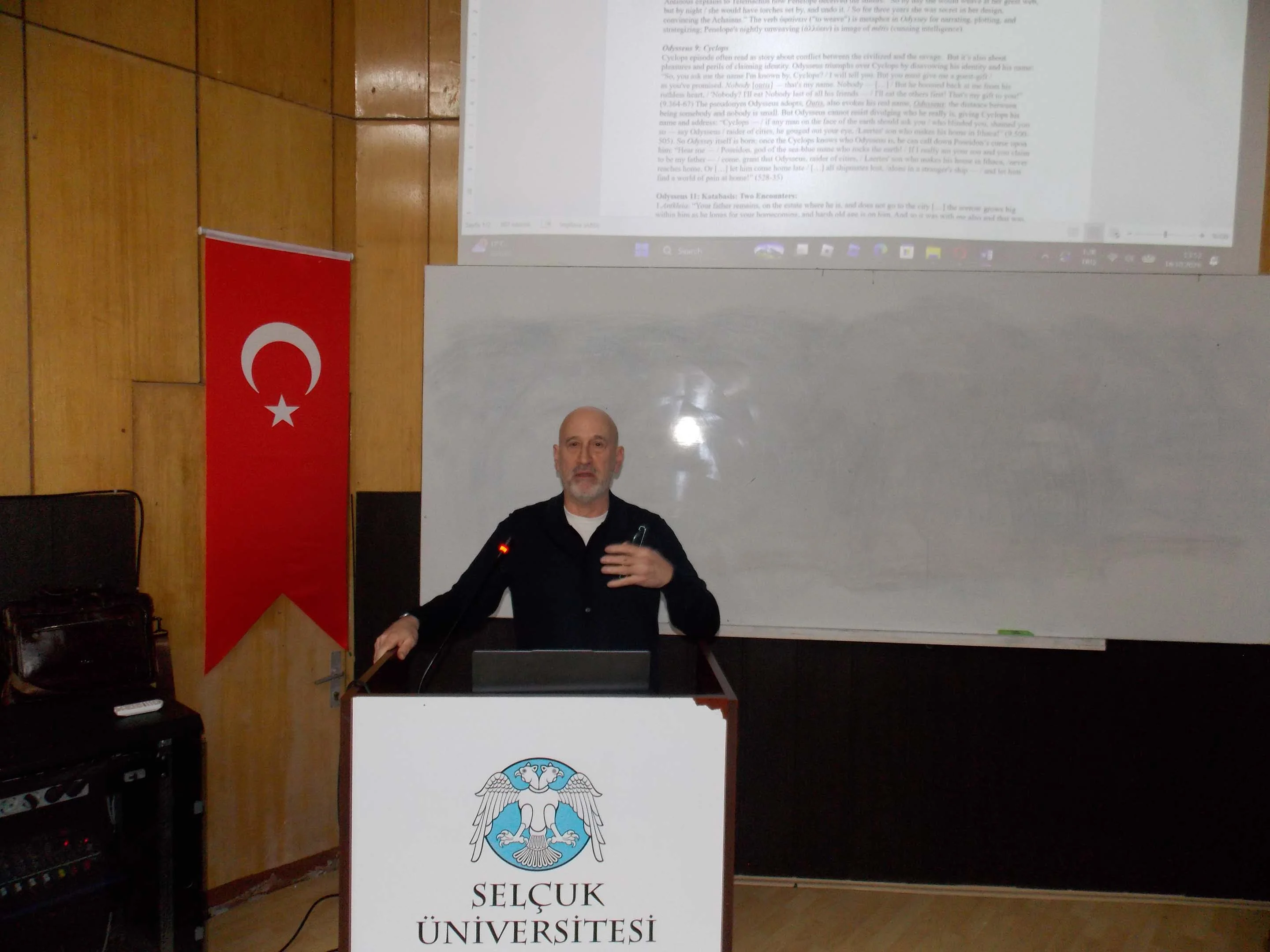 Selçuk Üniversitesi’nde Homeros ve Christopher Nolan’ın Edebiyat Dünyası Ele Alındı