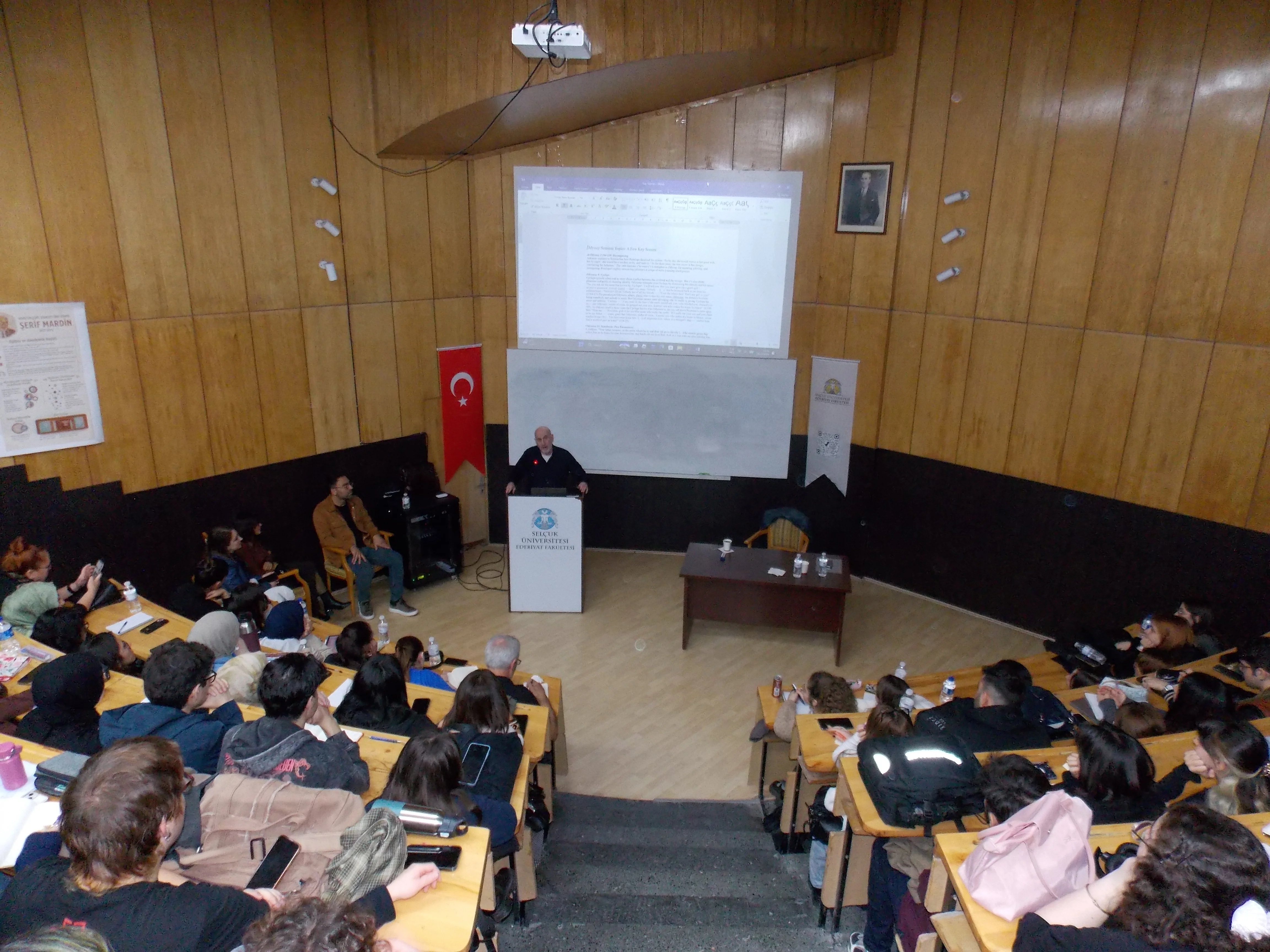 Selçuk Üniversitesi’nde Homeros ve Christopher Nolan’ın Edebiyat Dünyası Ele Alındı