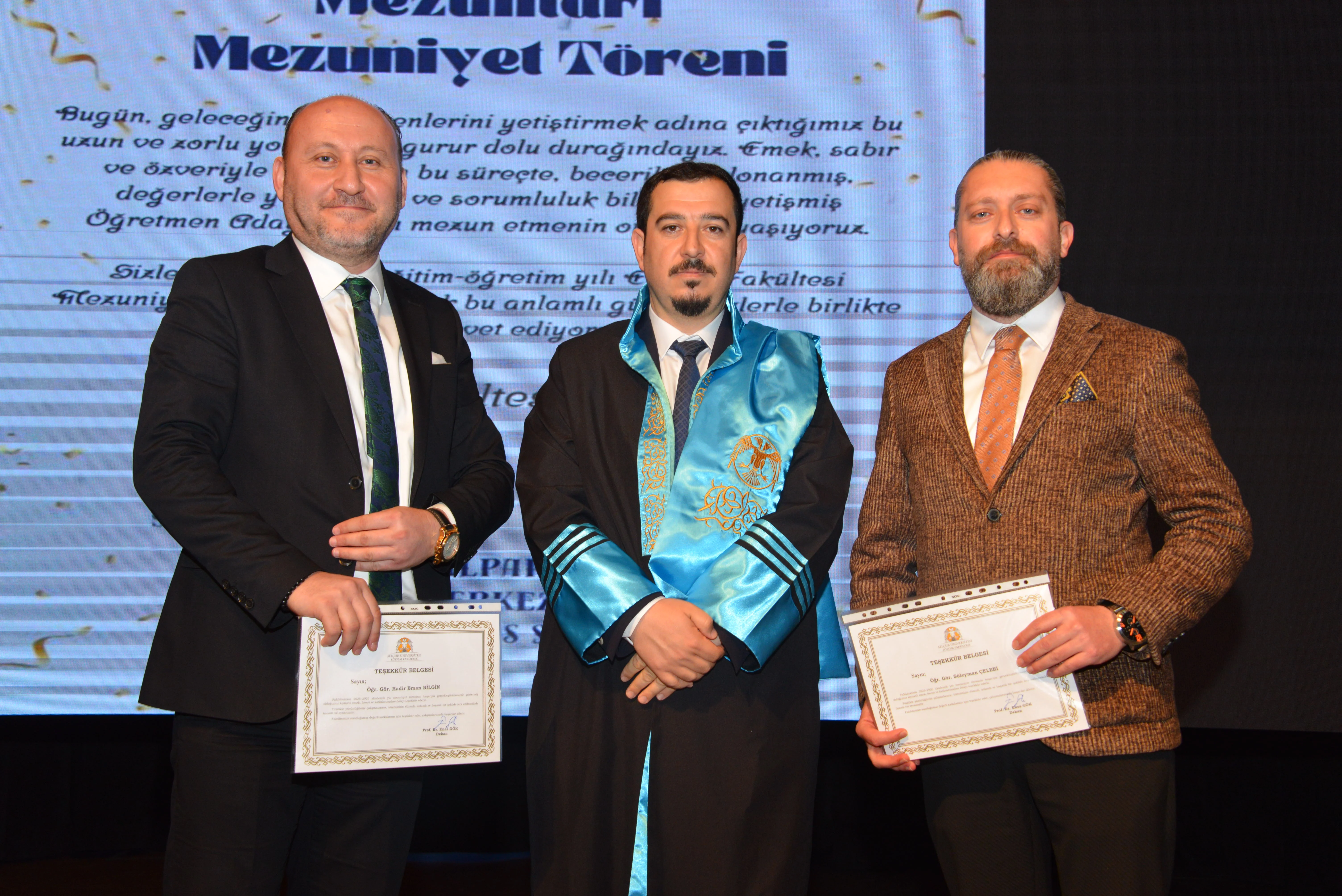 Fakültemiz 2025-2026 Eğitim Öğretim Yılı Mezuniyet Töreni Gerçekleştirildi