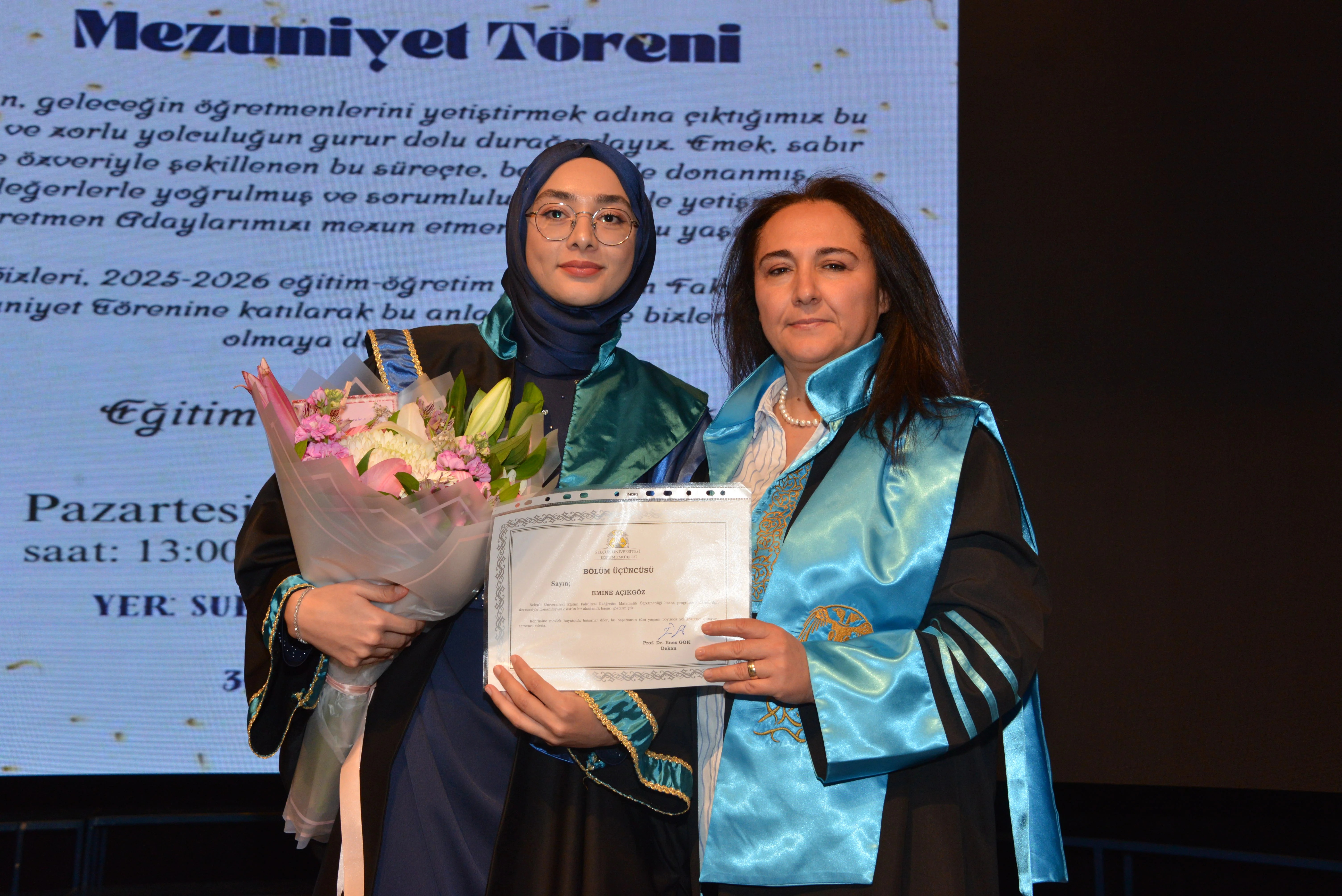 Fakültemiz 2025-2026 Eğitim Öğretim Yılı Mezuniyet Töreni Gerçekleştirildi