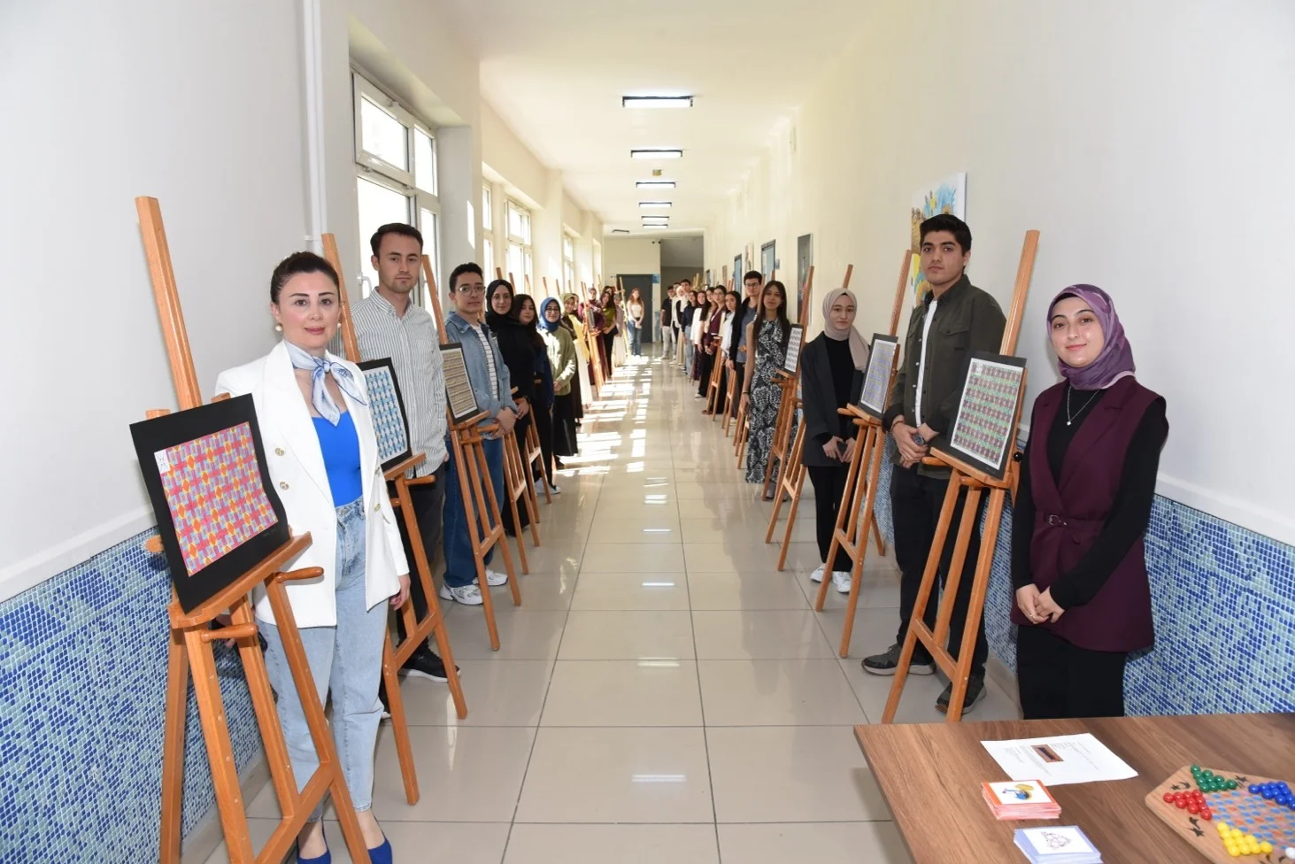 Matematik Öğretiminde İlişkilendirme Dersi Kapsamında Resim Sergisi
