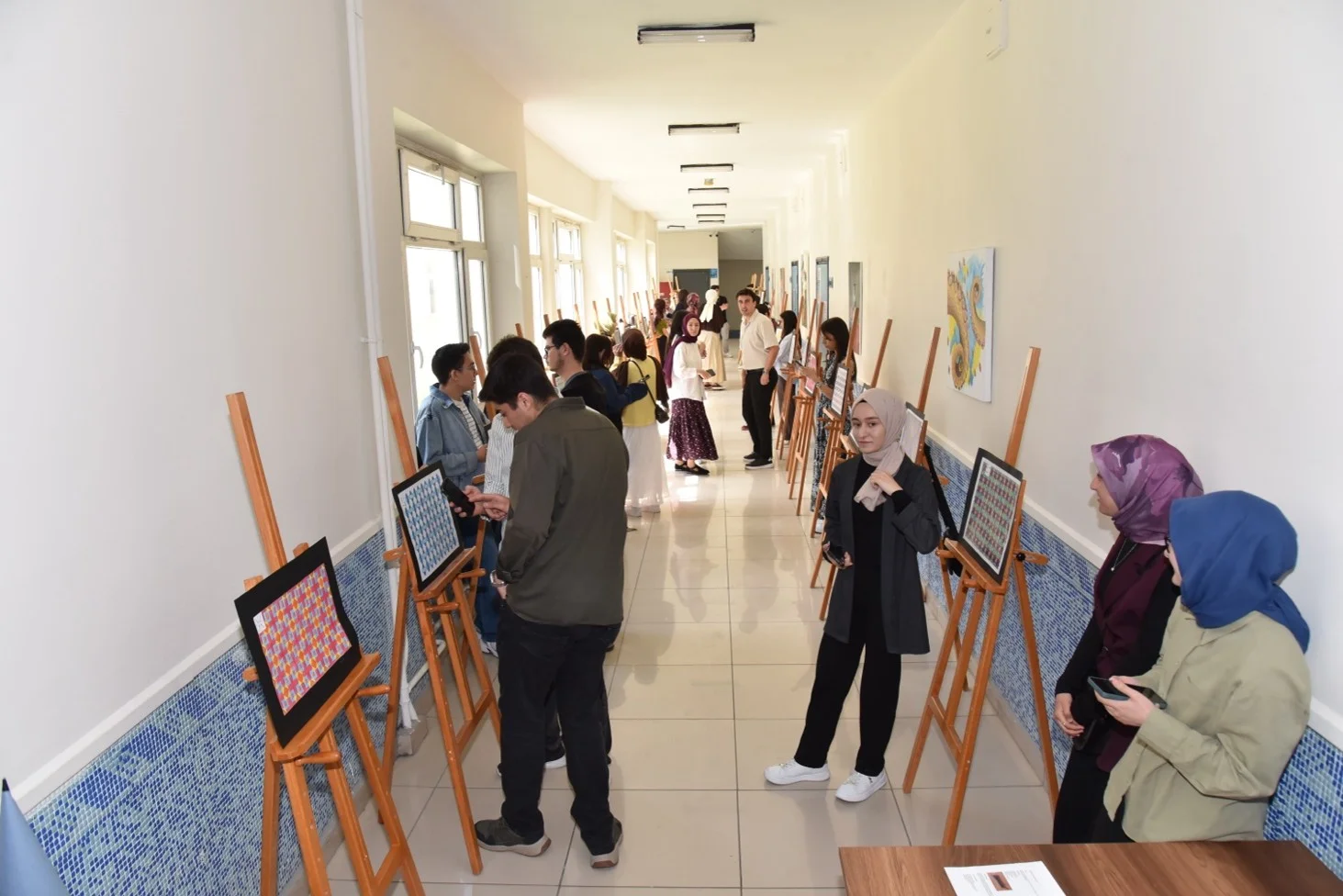 Matematik Öğretiminde İlişkilendirme Dersi Kapsamında Resim Sergisi