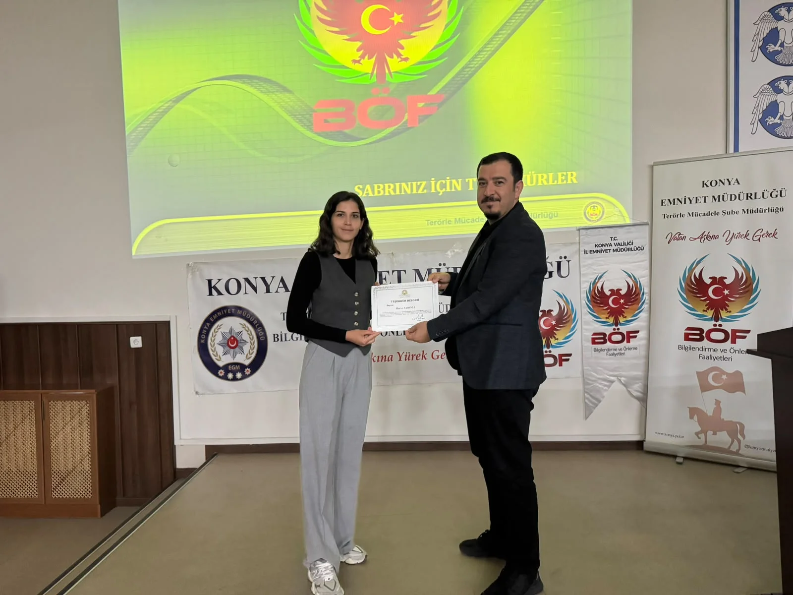 Fakültemizde Terörle Mücadele Farkındalık Eğitimi Düzenlendi