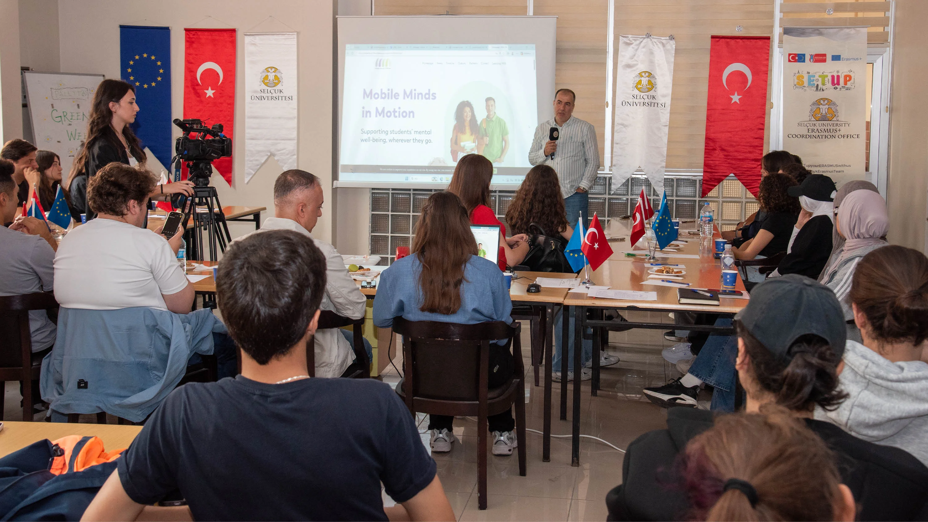 Selçuk Üniversitesinde Erasmus+ Öğrencilerine Değişim Sürecine Hazırlık Atölyesi Düzenlendi