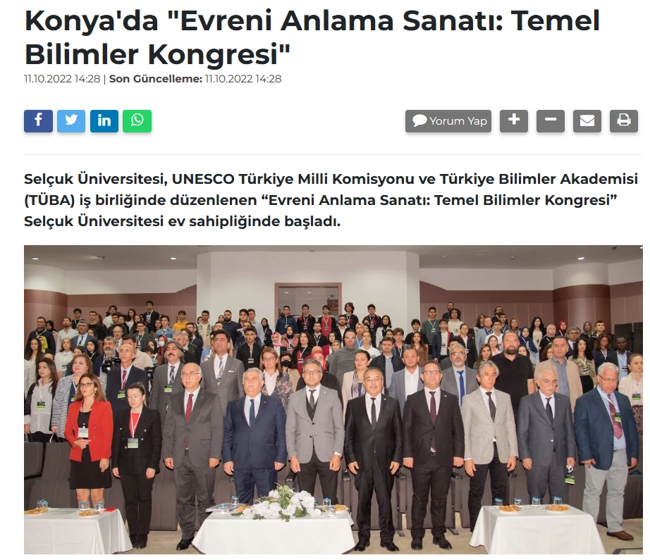 Bilimsel Etkinlikler