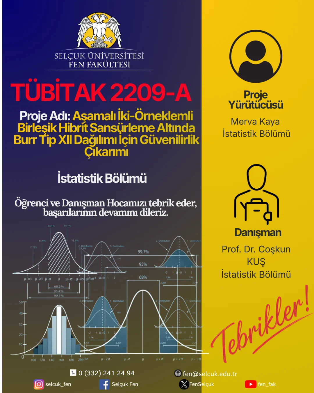 Bölümümüzün TÜBİTAK 2209-A Başarısı