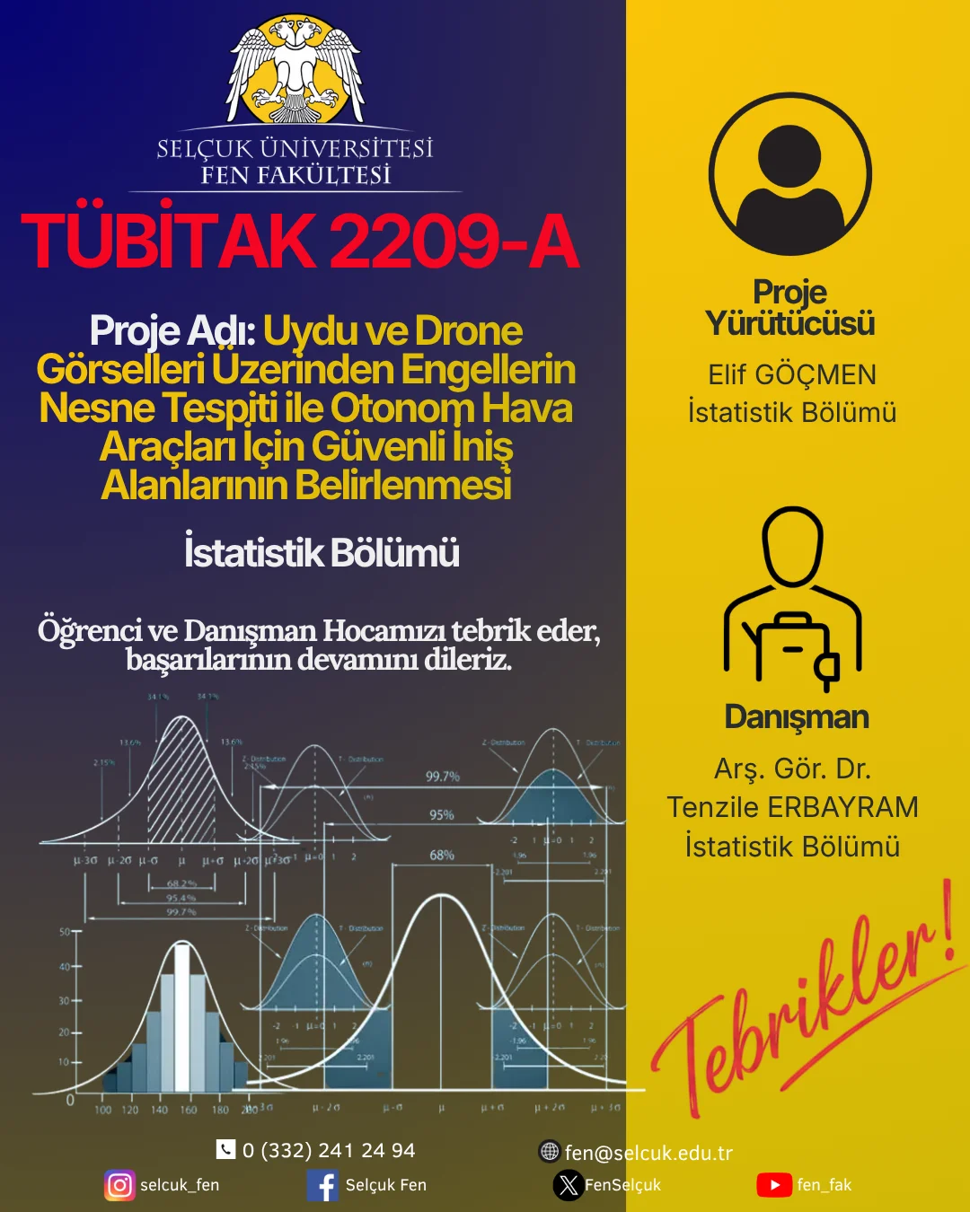 Bölümümüzün TÜBİTAK 2209-A Başarısı