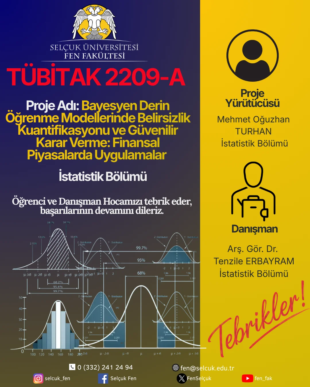 Bölümümüzün TÜBİTAK 2209-A Başarısı