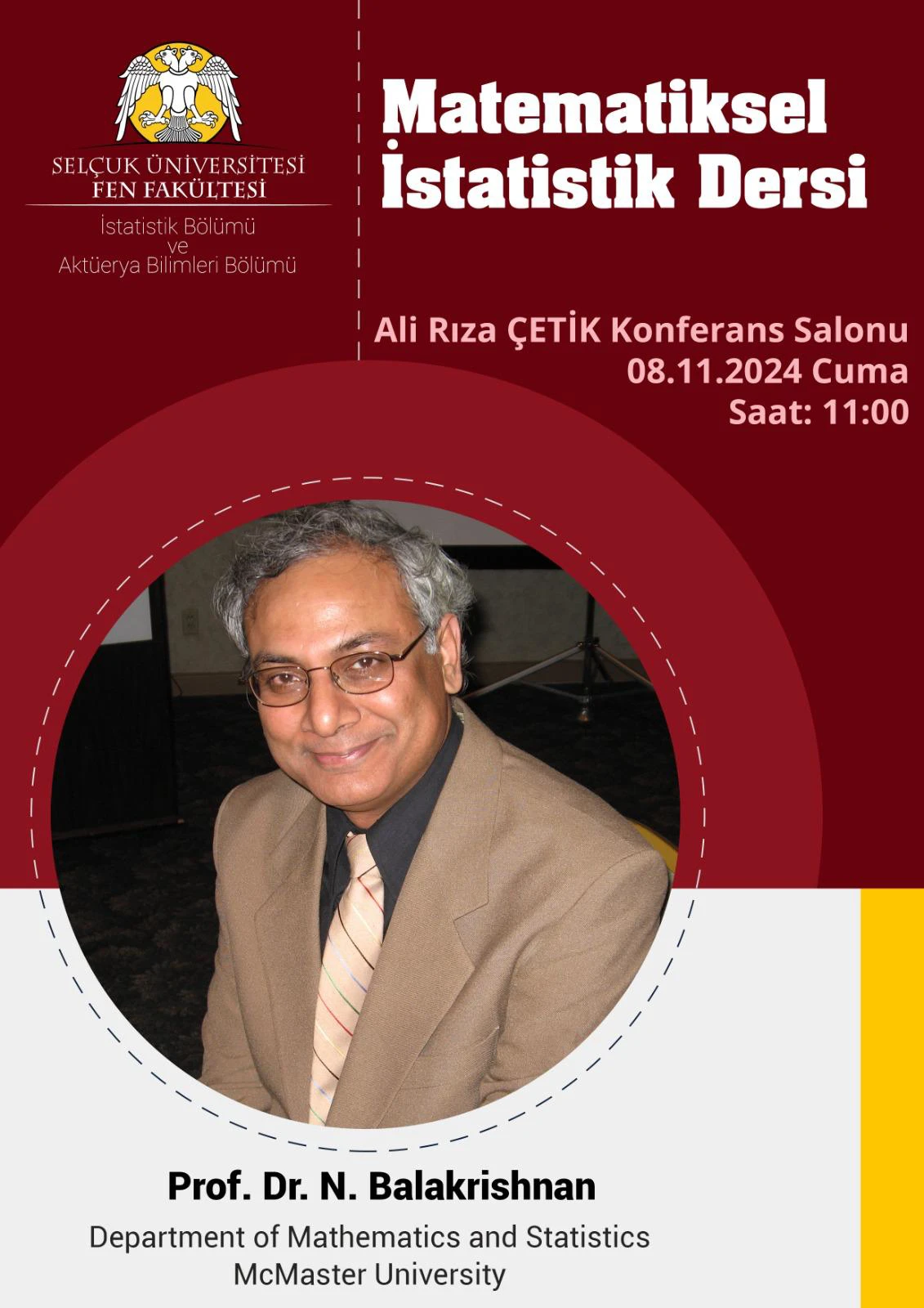 İstatistik Bölümü ve Aktüerya Bilimleri Bölümü Seminerleri