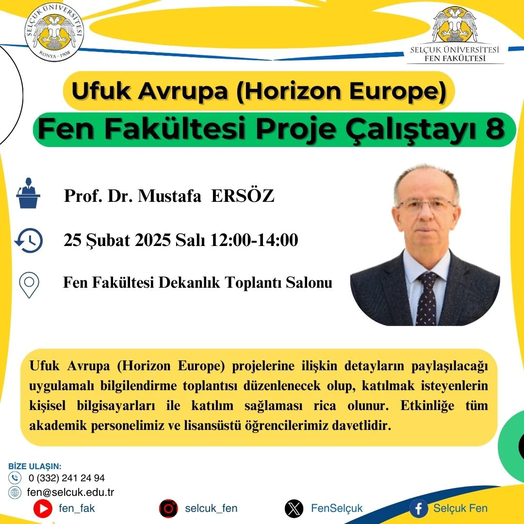 Fen Fakültesi Proje Çalıştayı 8