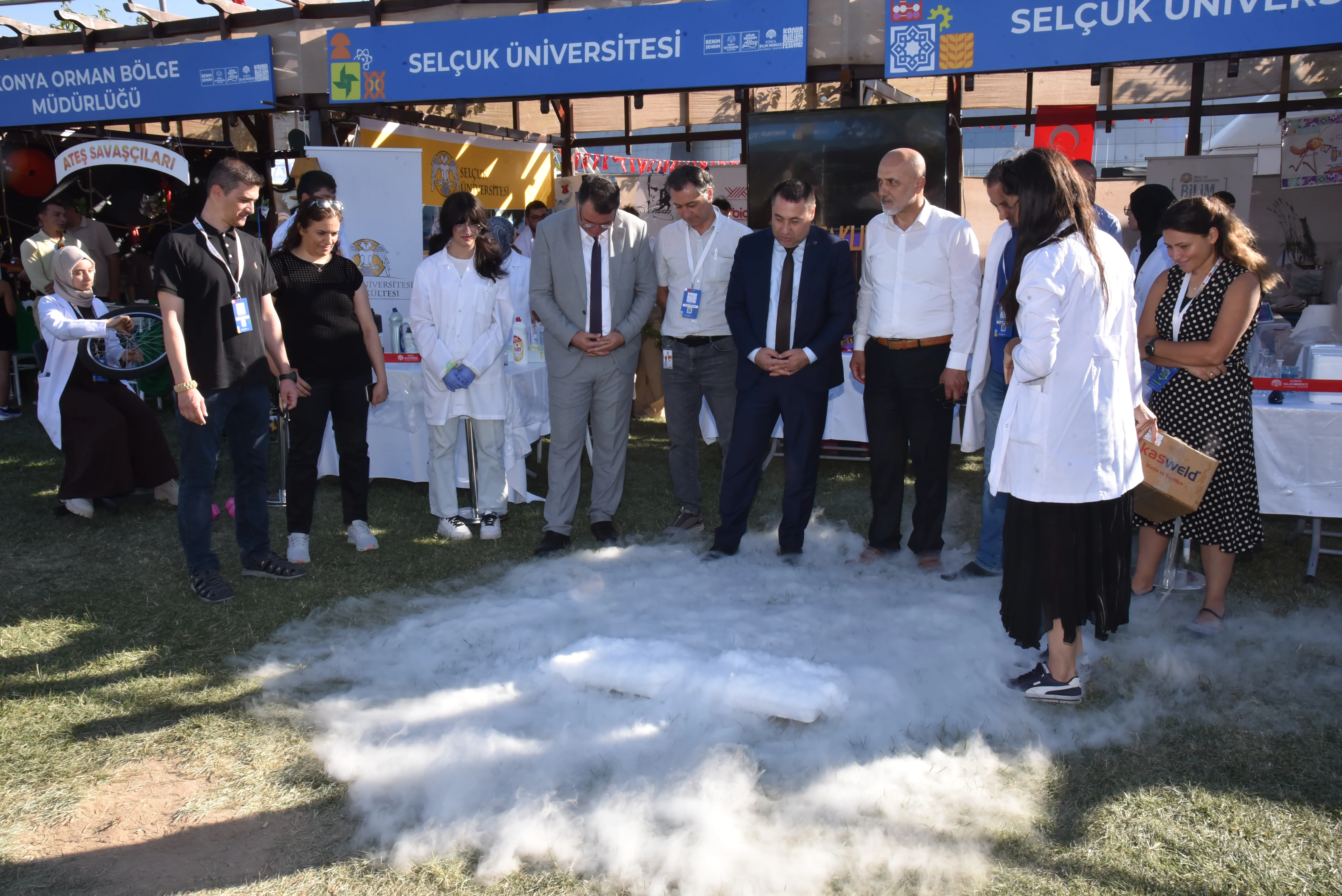 Fen Fakültemiz Konya 11. Bilim Festivali’nde Bilimseverlerle Buluştu