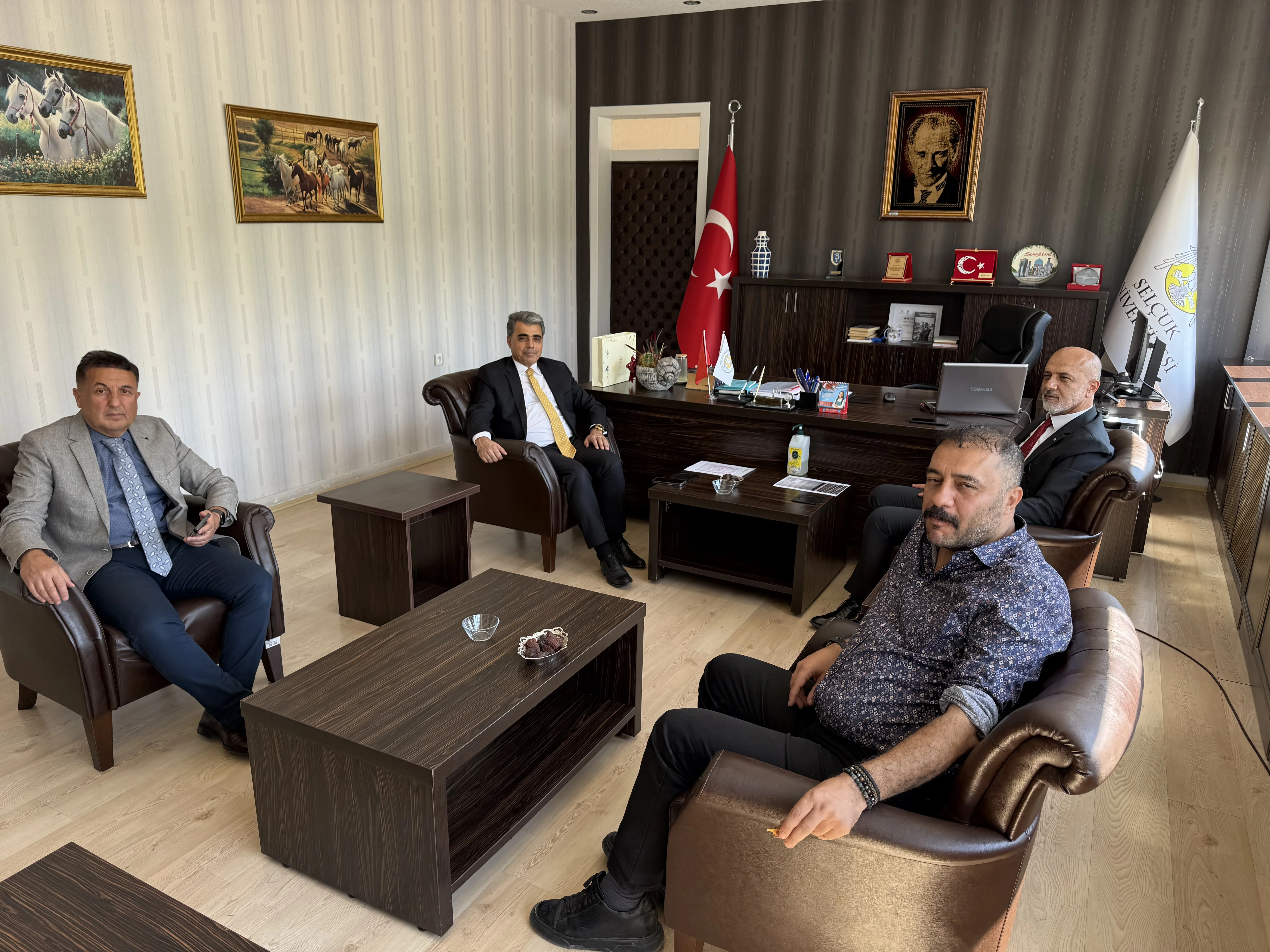 Konya Vali Yardımcısı Sayın İsmail ÇETİNKAYA’dan Fakültemize İade-i Ziyaret