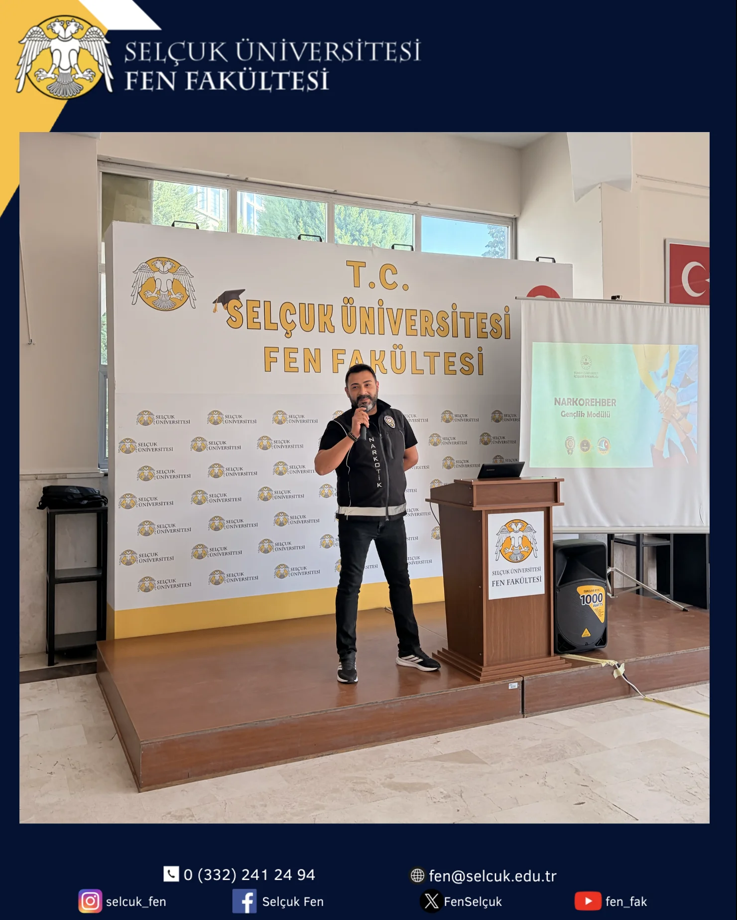Narkotik Suçlarla Mücadele Eğitimi Gerçekleştirildi