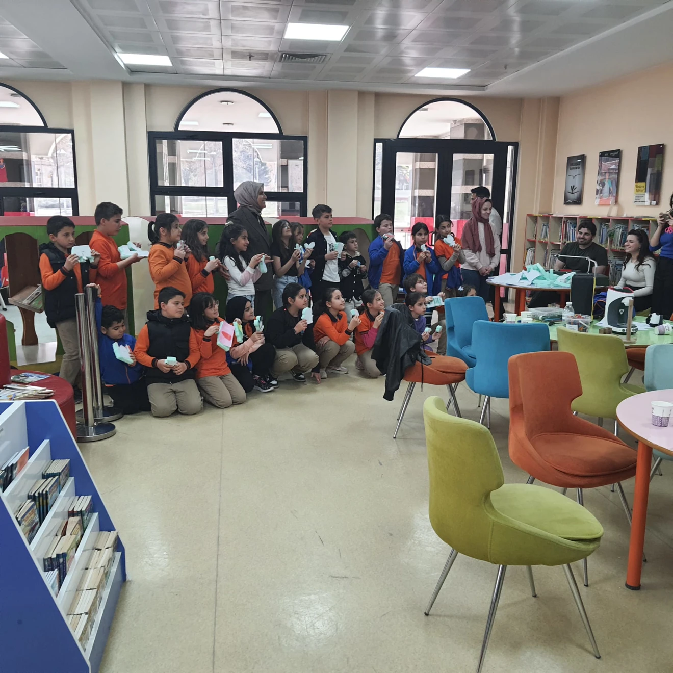 Hayal Et-Üret etkinliği 61. Kütüphaneler Haftası'nda gerçekleştirildi