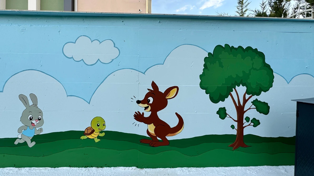 Selçuklu Belediyesi Sevgi Anaokulu Duvar Boyama Etkinliği