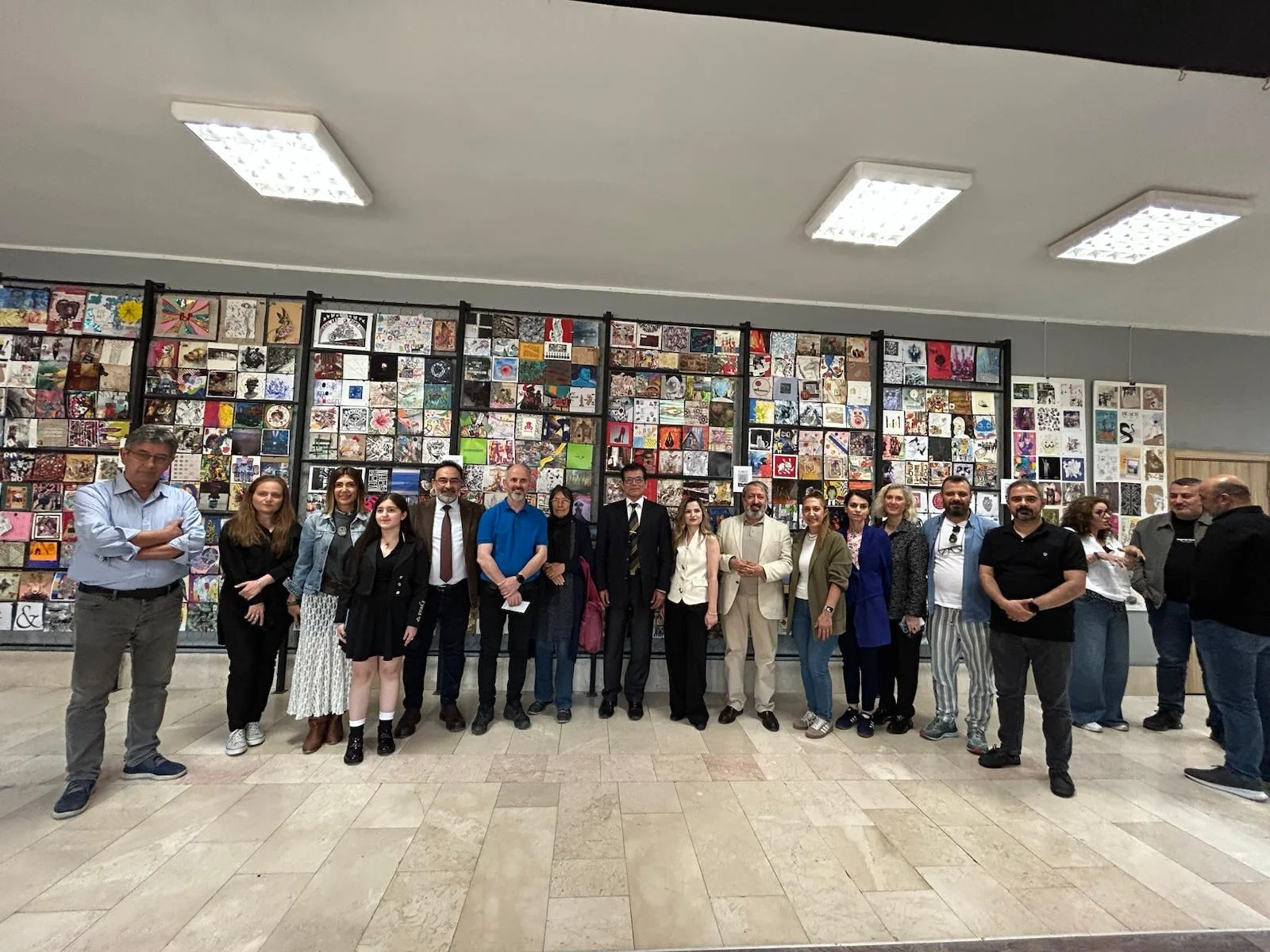 POMO VI Uluslararası Posta Sanatı Sergisi açıldı