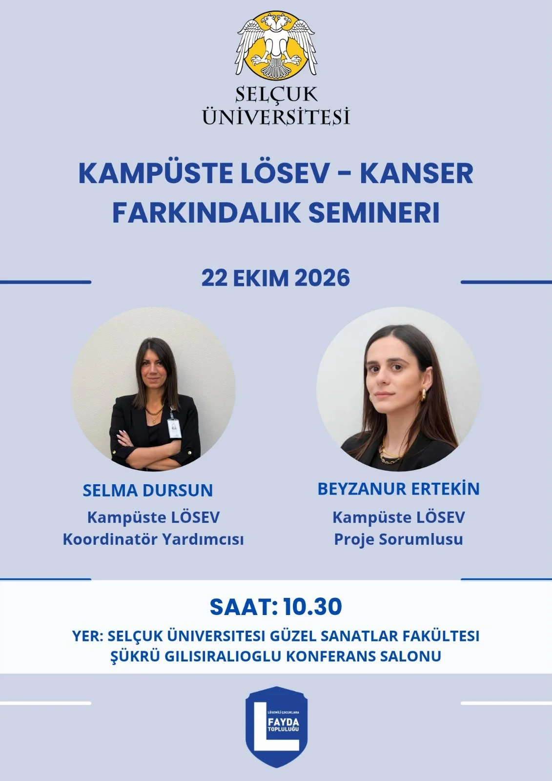 Kampüste Lösev - Kanser Farkındalık Semineri Gerçekleştirildi