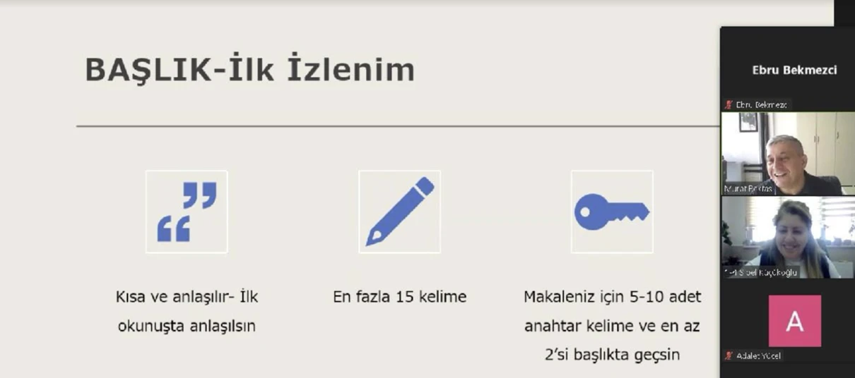Asistan Eğitimi III