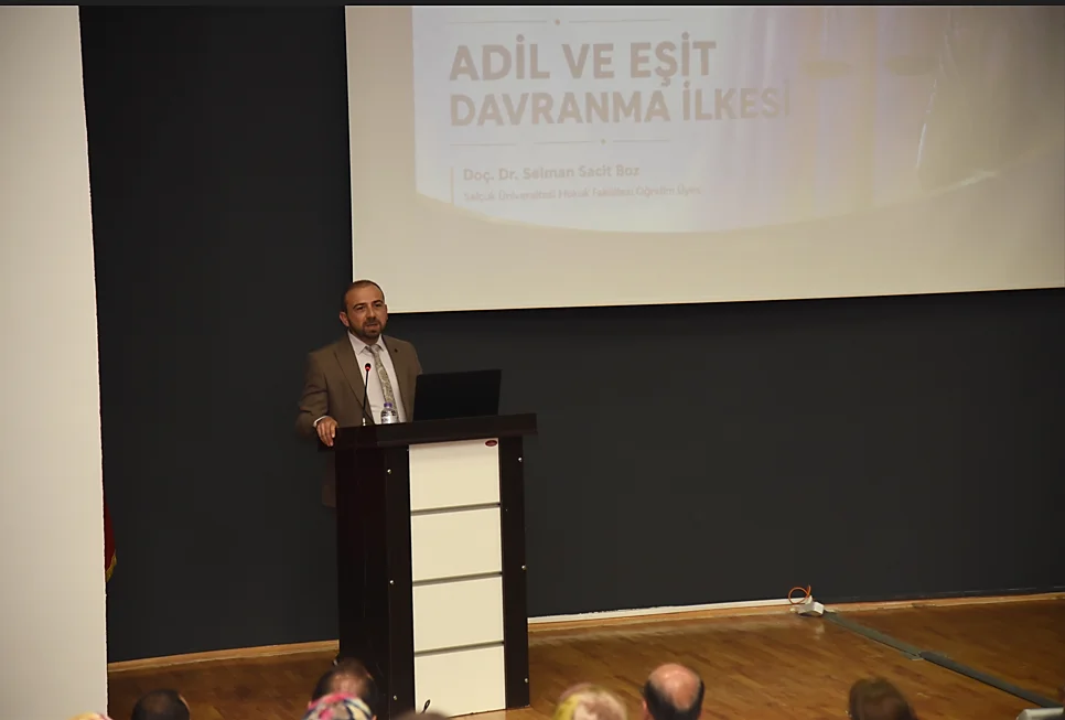 İç Kontrol Sistemi Uyum Eylem Planı Kapsamında "Adil ve Eşit Davranma" Hizmet İçi Eğitimi Düzenlendi