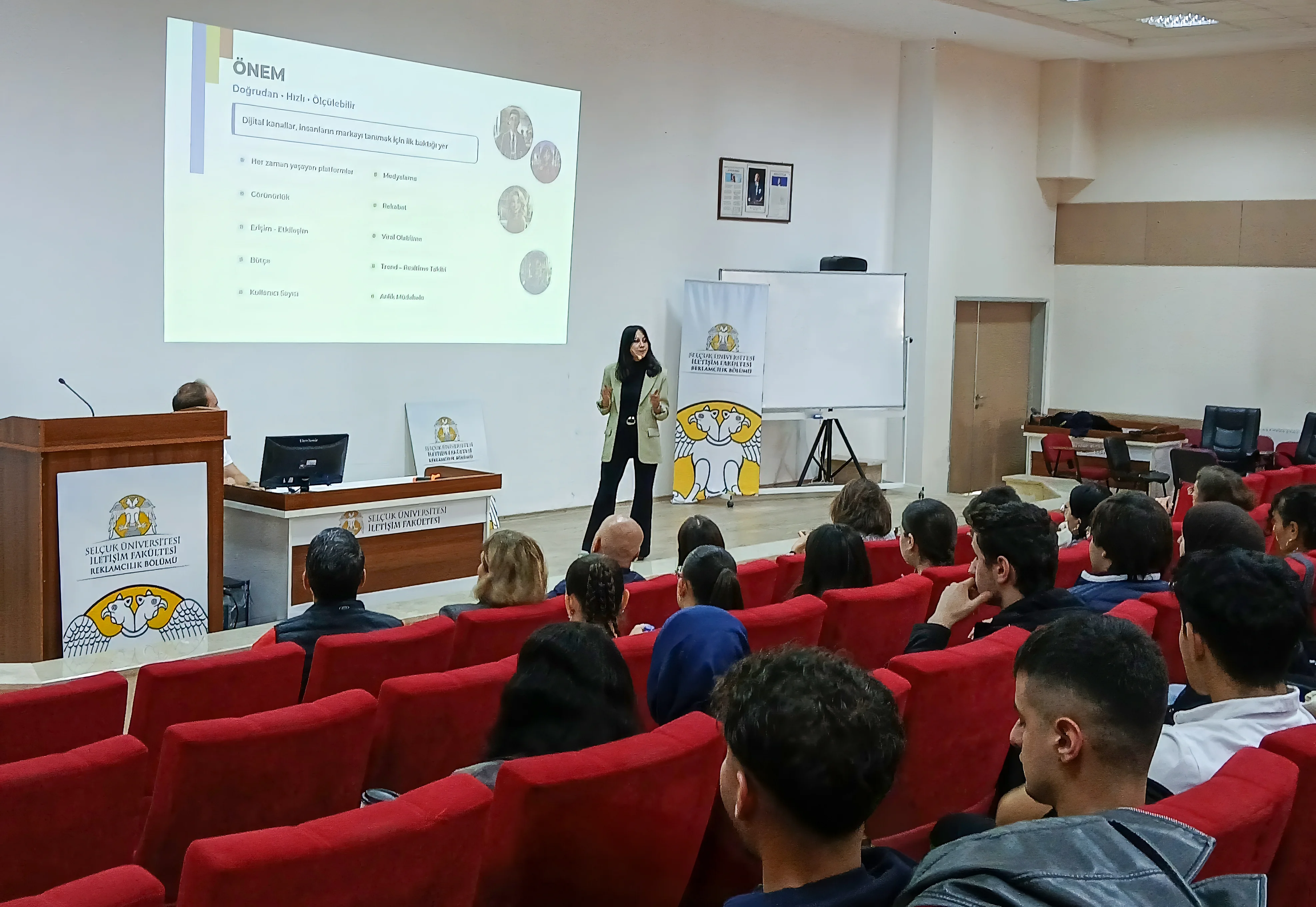 Reklamcılık Bölümü ‘Açılış Dersi’nde mezununu ağırladı