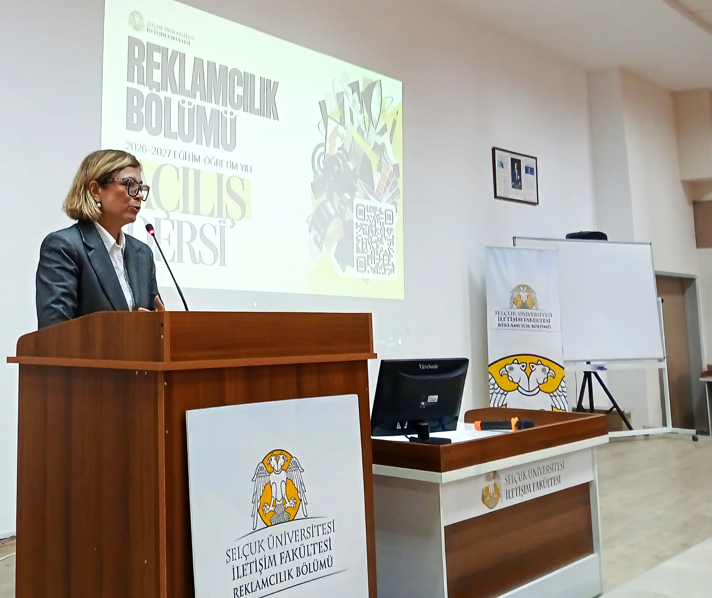 Reklamcılık Bölümü ‘Açılış Dersi’nde mezununu ağırladı