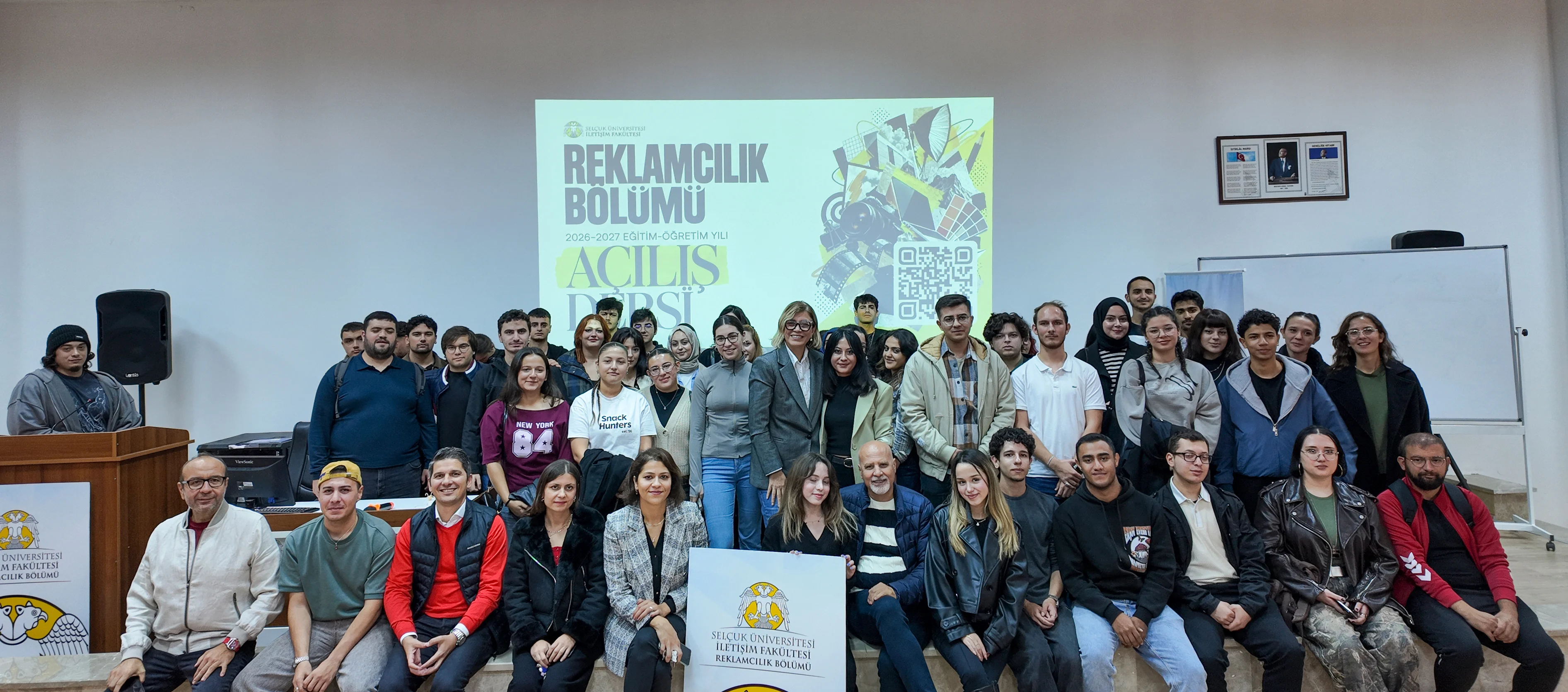 Reklamcılık Bölümü ‘Açılış Dersi’nde mezununu ağırladı