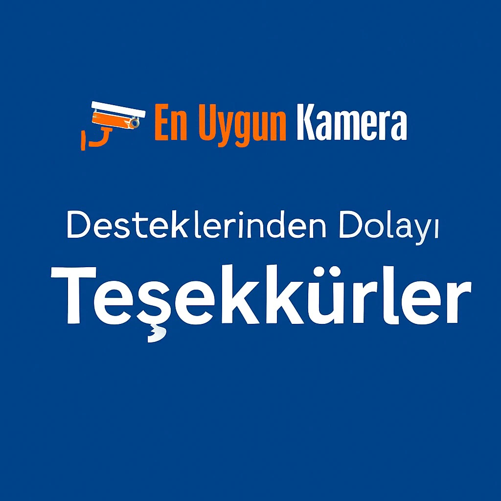 Sınav Güvenliğimize Katkı Sunan “En Uygun Kamera”ya Teşekkür Ederiz
