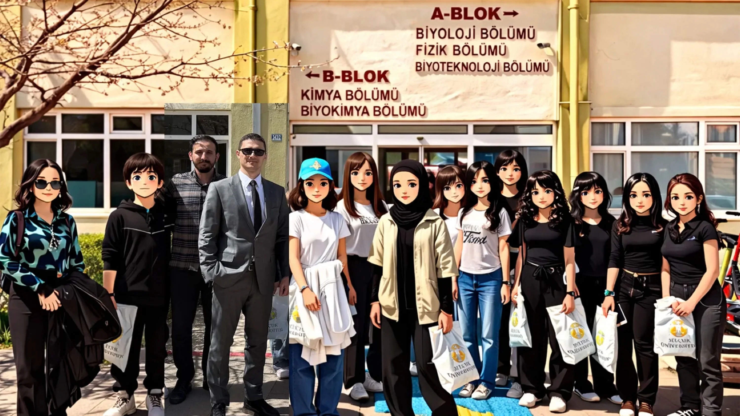 Selçuk Üniversitesi Sevgi Evlerinde kalan öğrencileri ağırladı