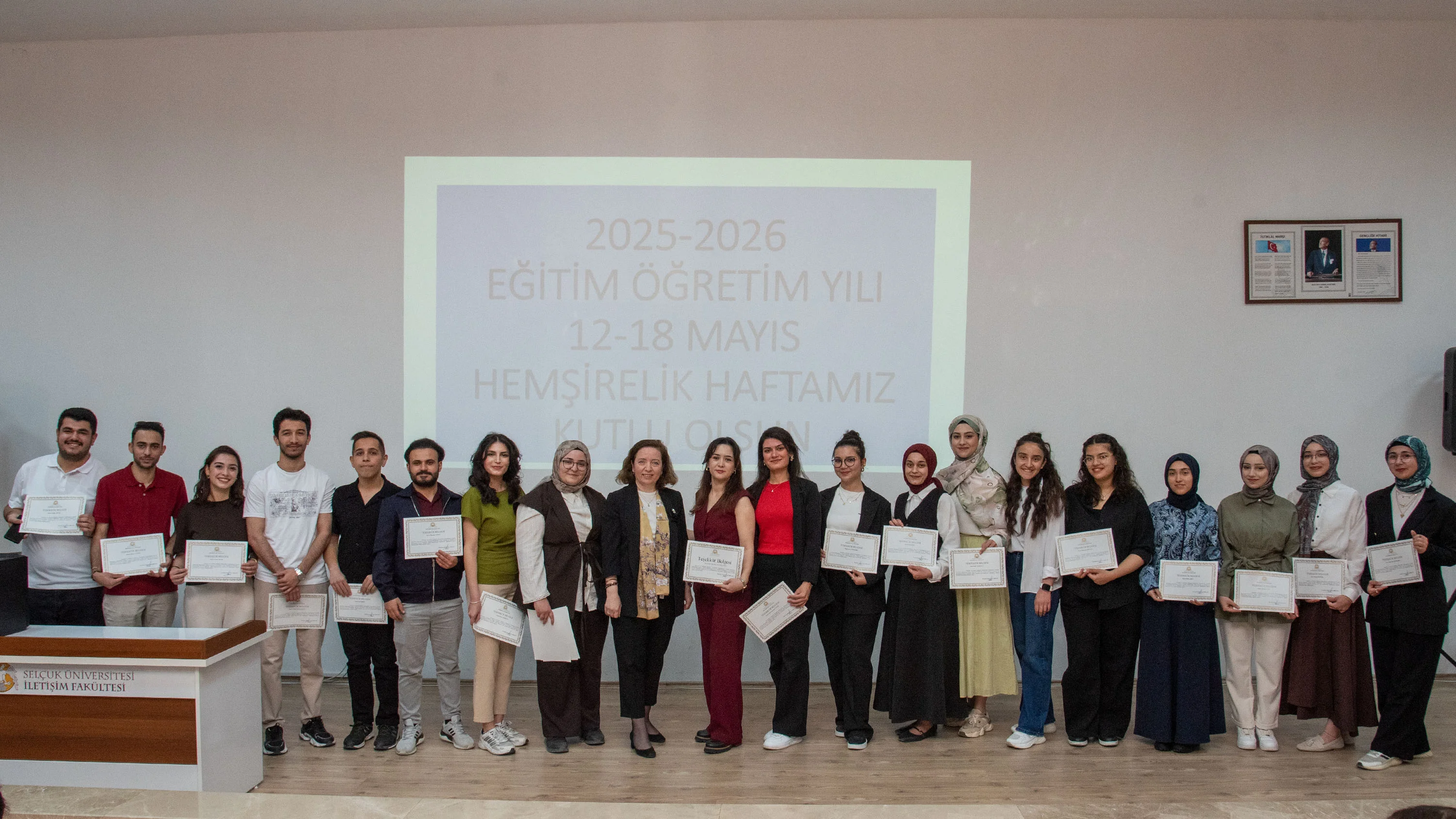 Selçuk Üniversitesinde Hemşireler Haftası kutlandı