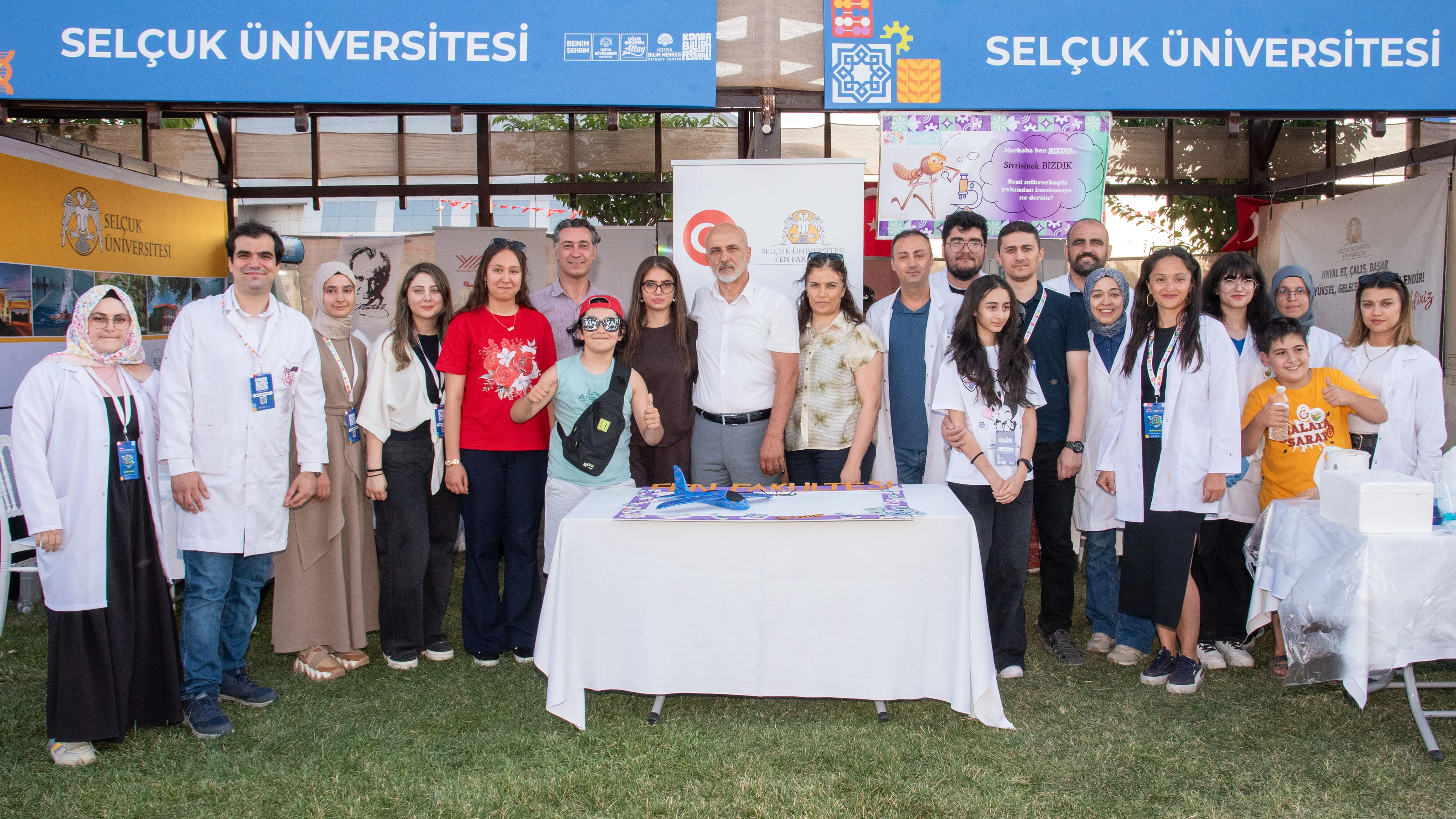 Konya Bilim Festivali’nde Selçuk Üniversitesi standına yoğun ilgi